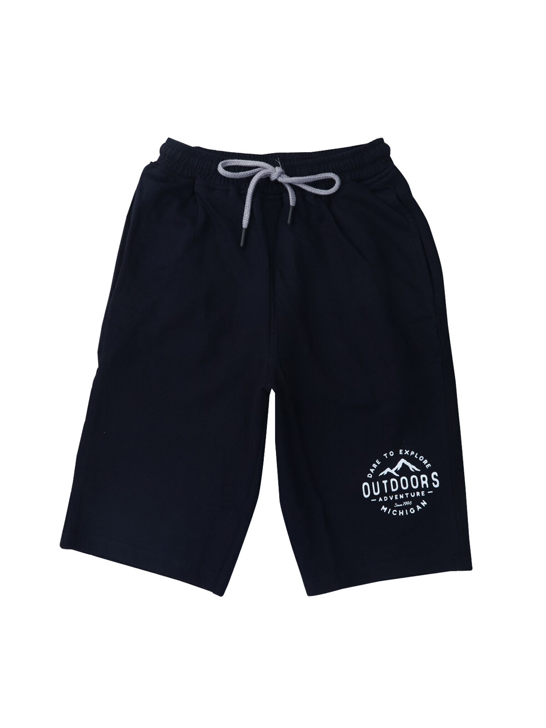 

Gini and Jony Boys Navy Blue Cotton Shorts