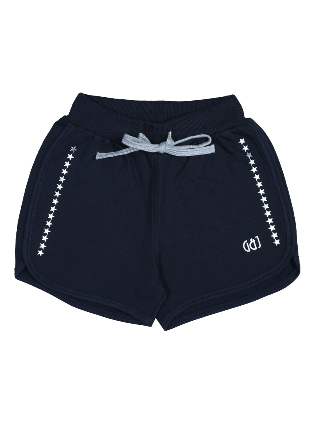 

Gini and Jony Girls Navy Blue Cotton Shorts