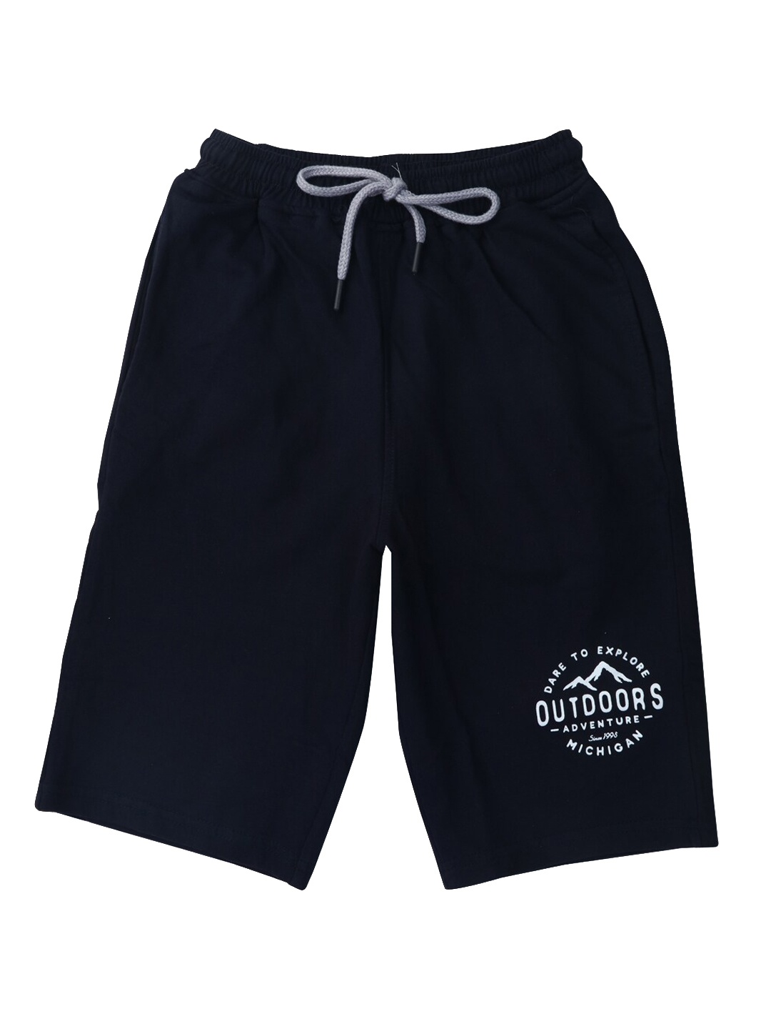 

Gini and Jony Boys Navy Blue Cotton Shorts