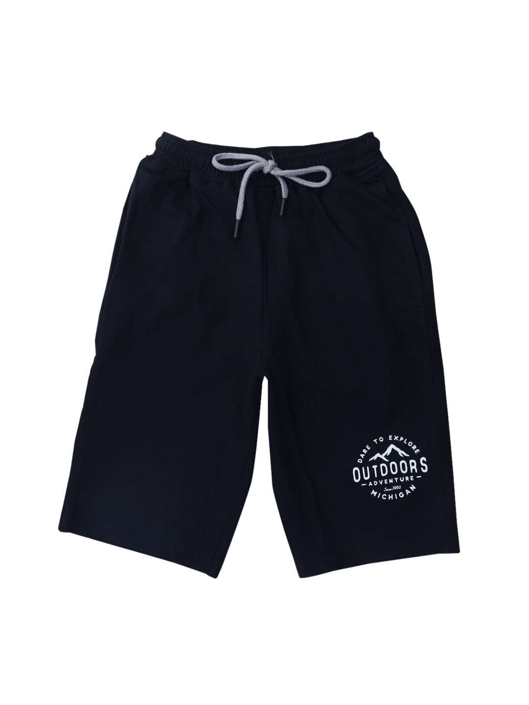 

Gini and Jony Boys Navy Blue Cotton Shorts