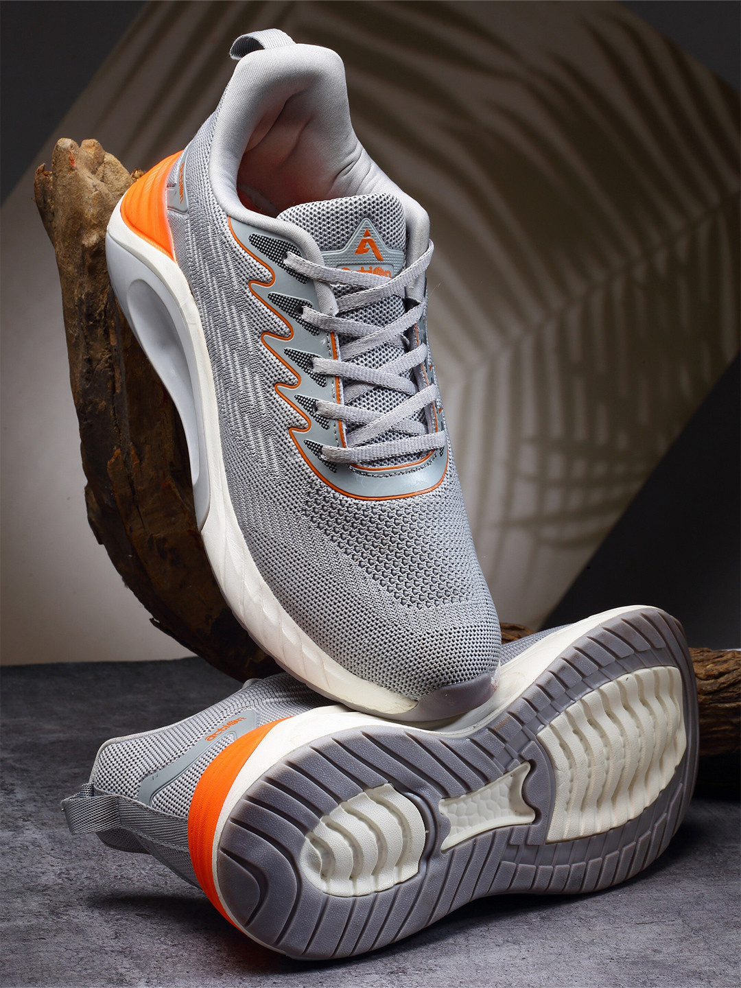 

Action Men Grey Mesh Running Non-Marking Shoes
