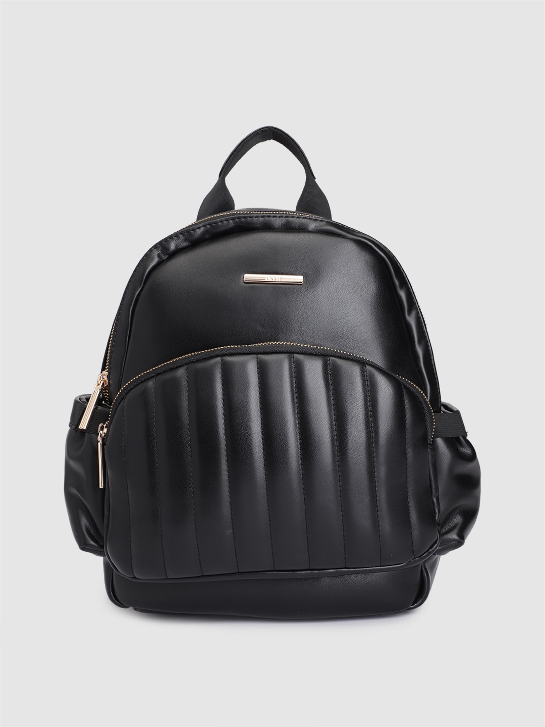 

IRTH Women Solid Backpack, Black