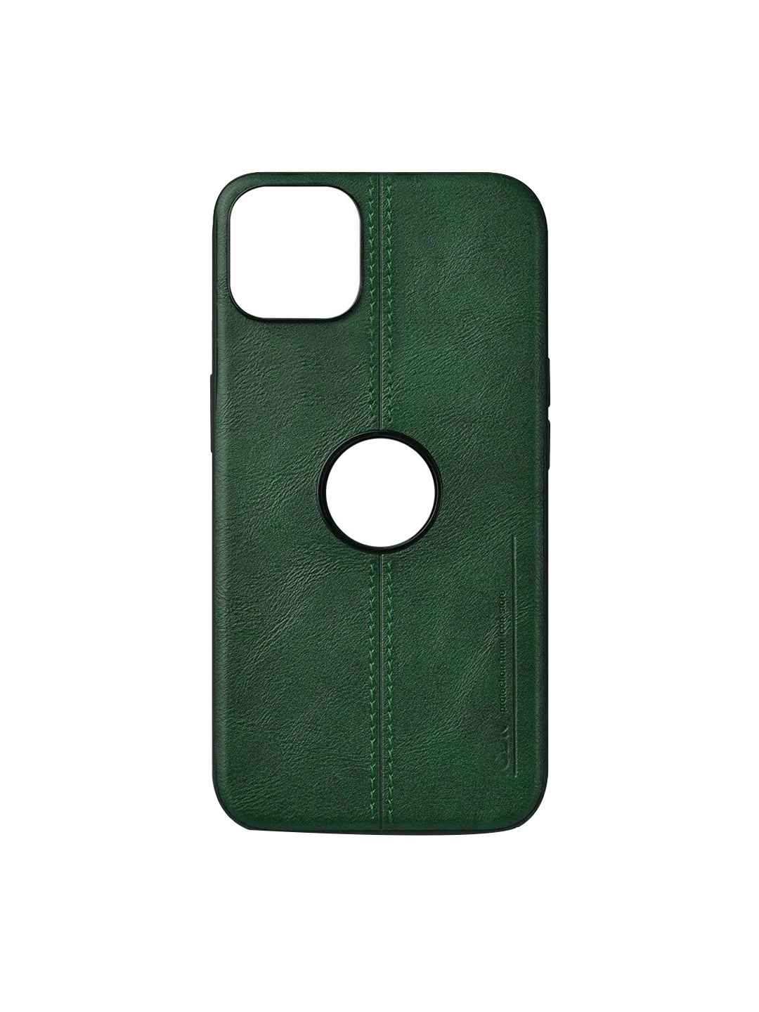 

TREEMODA Green Leather iPhone 11 Back Case