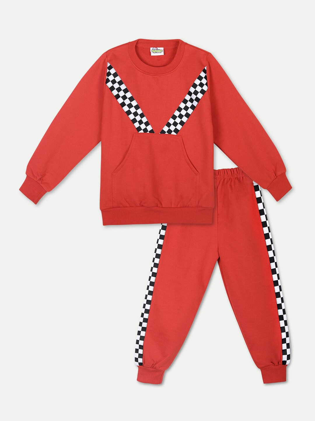 

Cutiekins Boys Red & White Printed Top with Pyjamas