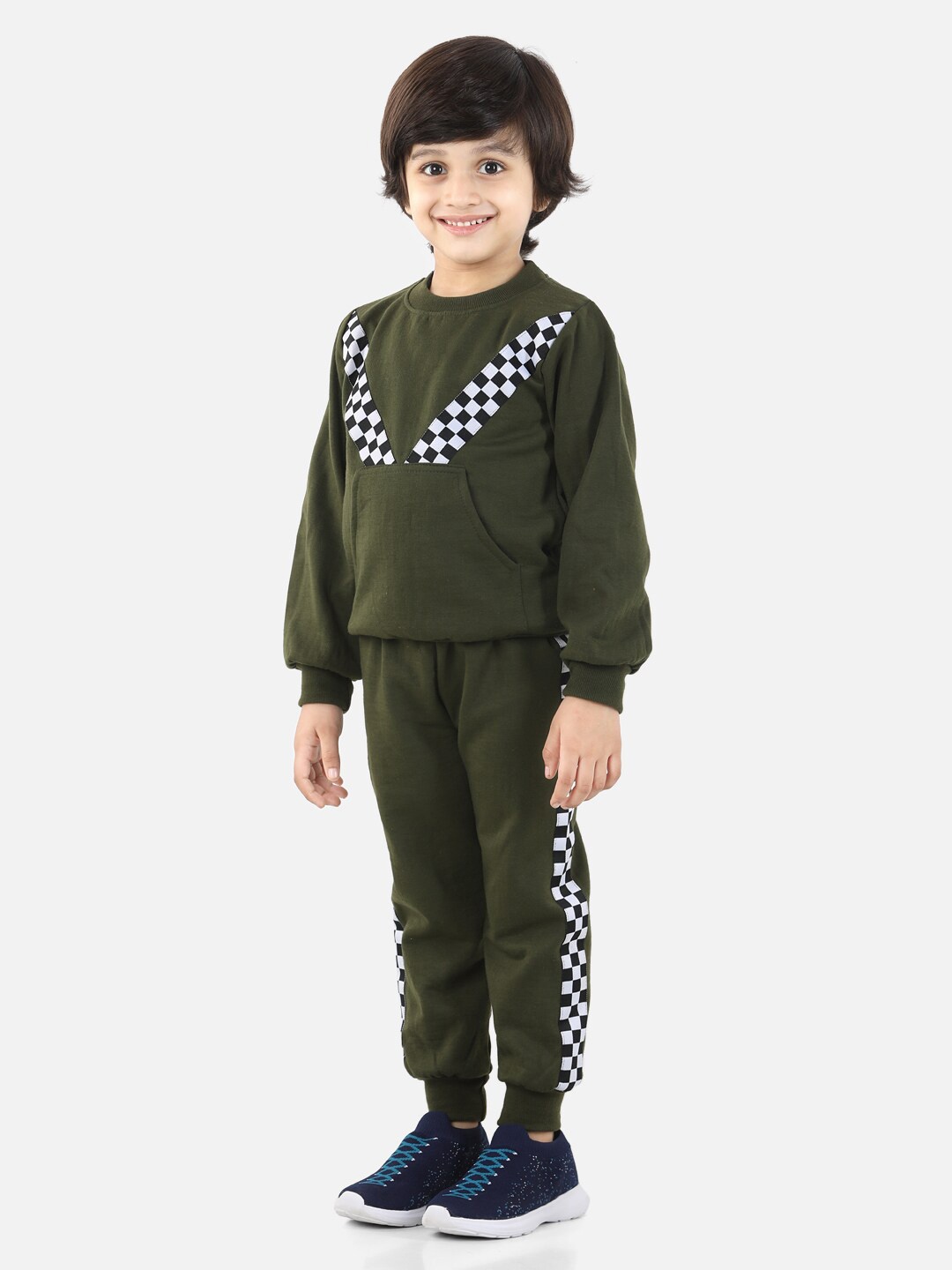 

Cutiekins Boys Green & White Printed Top with Pyjamas