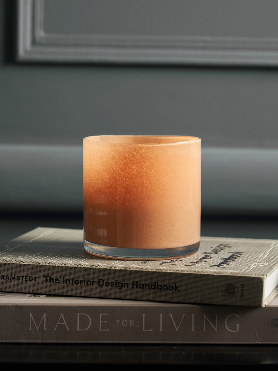 

Pure Home and Living Brown Solid Glass Candle Holders