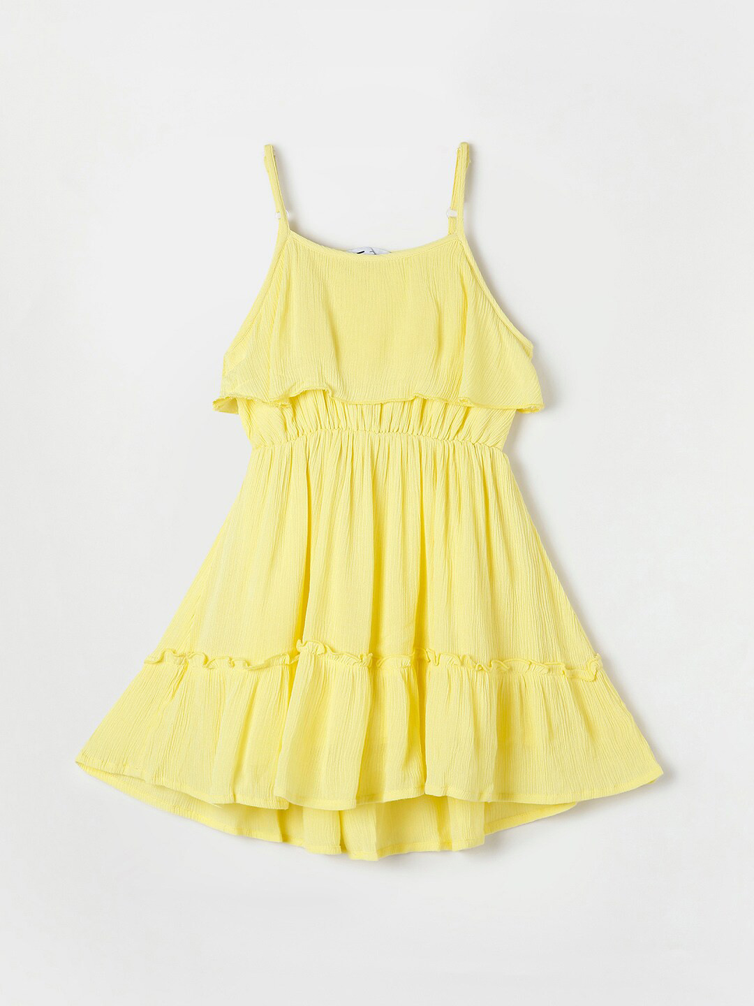 

Fame Forever by Lifestyle Girls Shoulder Straps Dress, Yellow