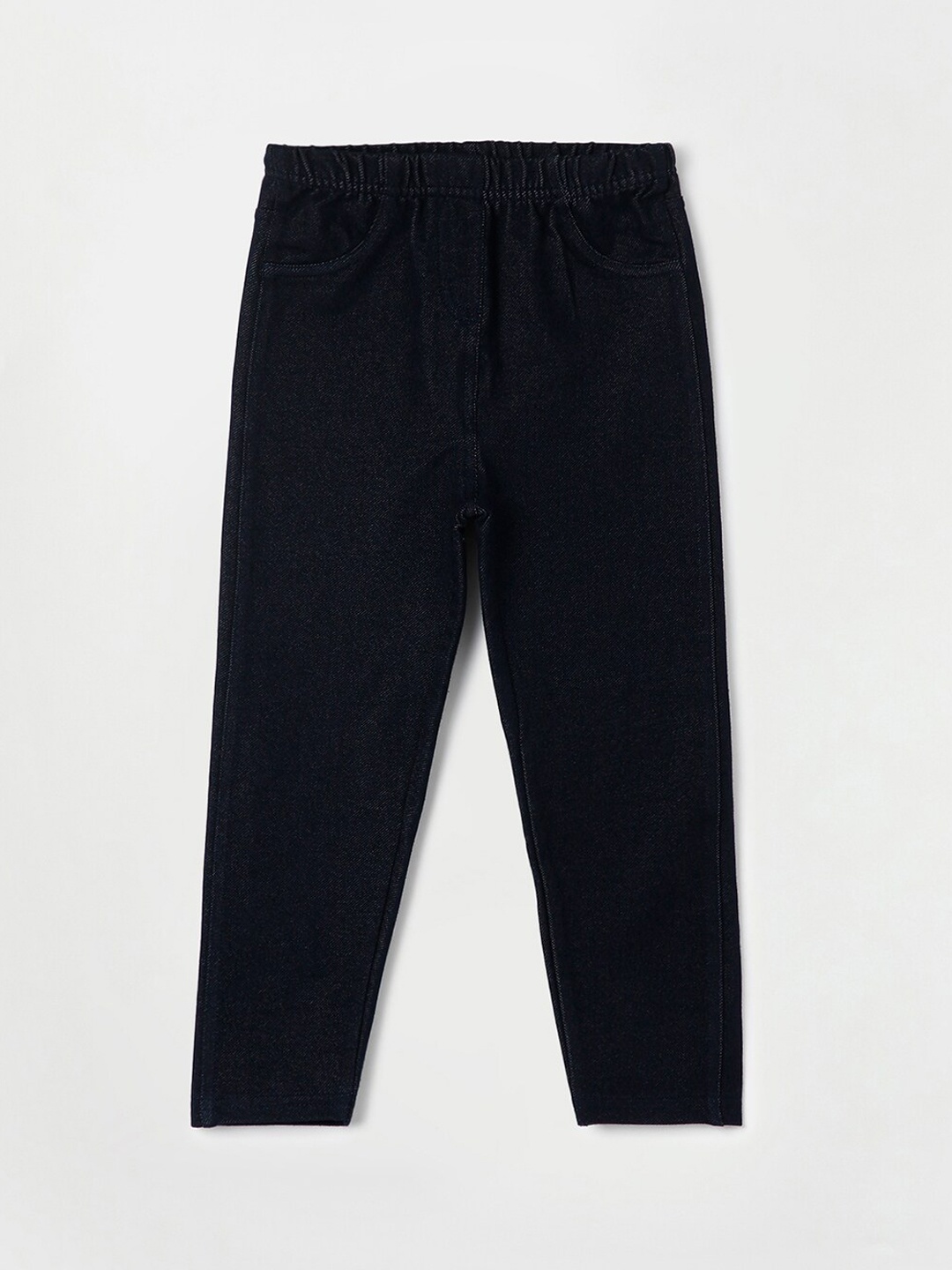 

Fame Forever by Lifestyle Girls Blue Solid Ankle Length Leggings