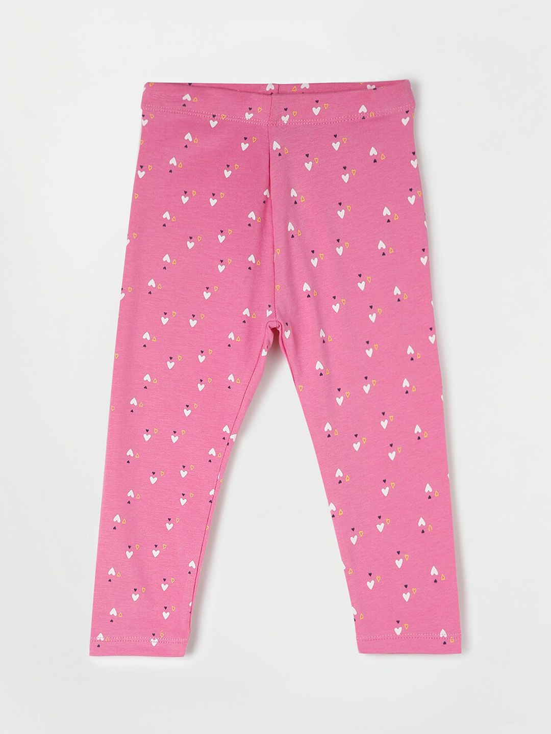 

Juniors by Lifestyle Girls Pink Printed Ankle Length Leggings