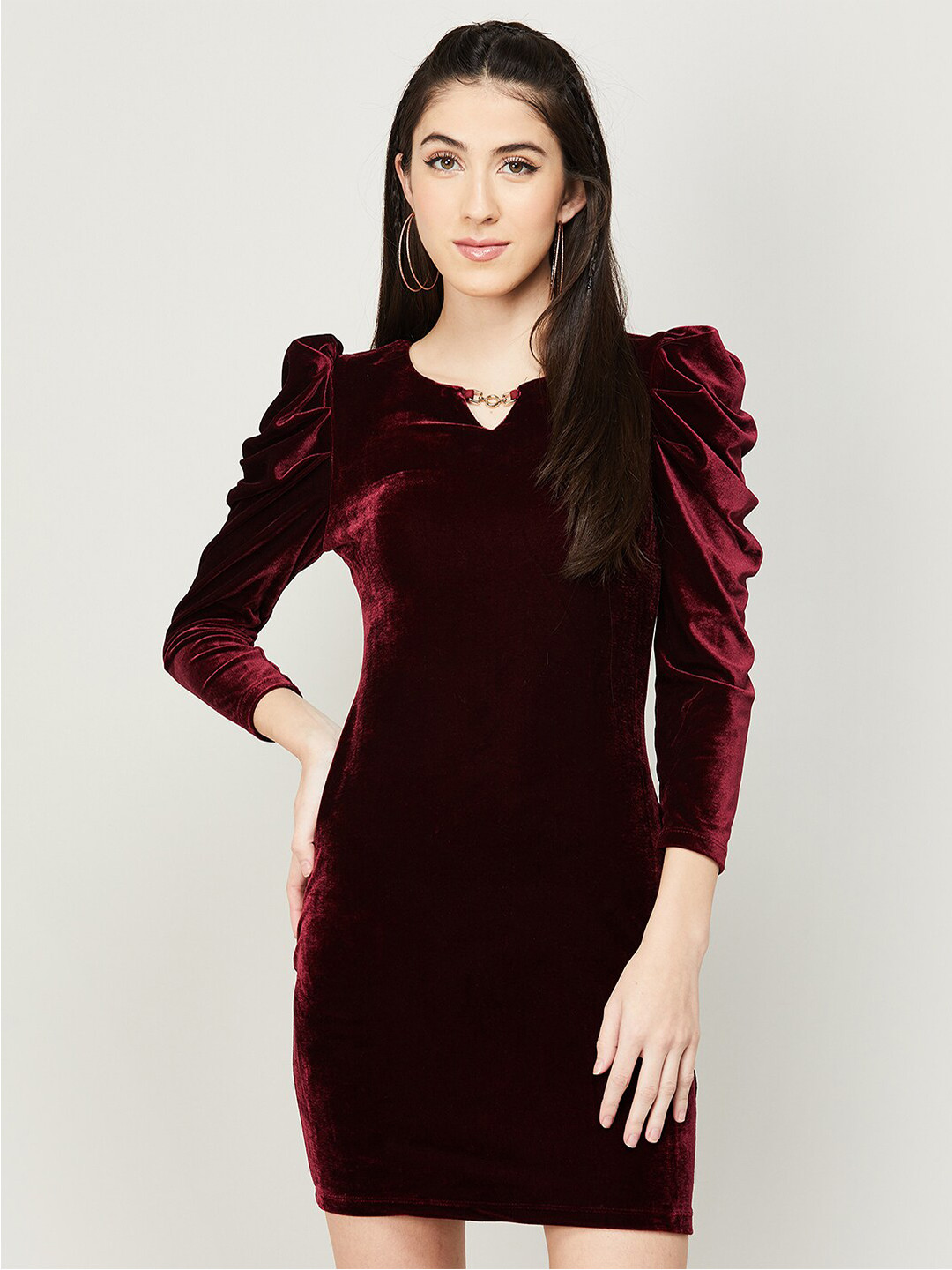 

Ginger by Lifestyle Women Red Bodycon Mini Dress