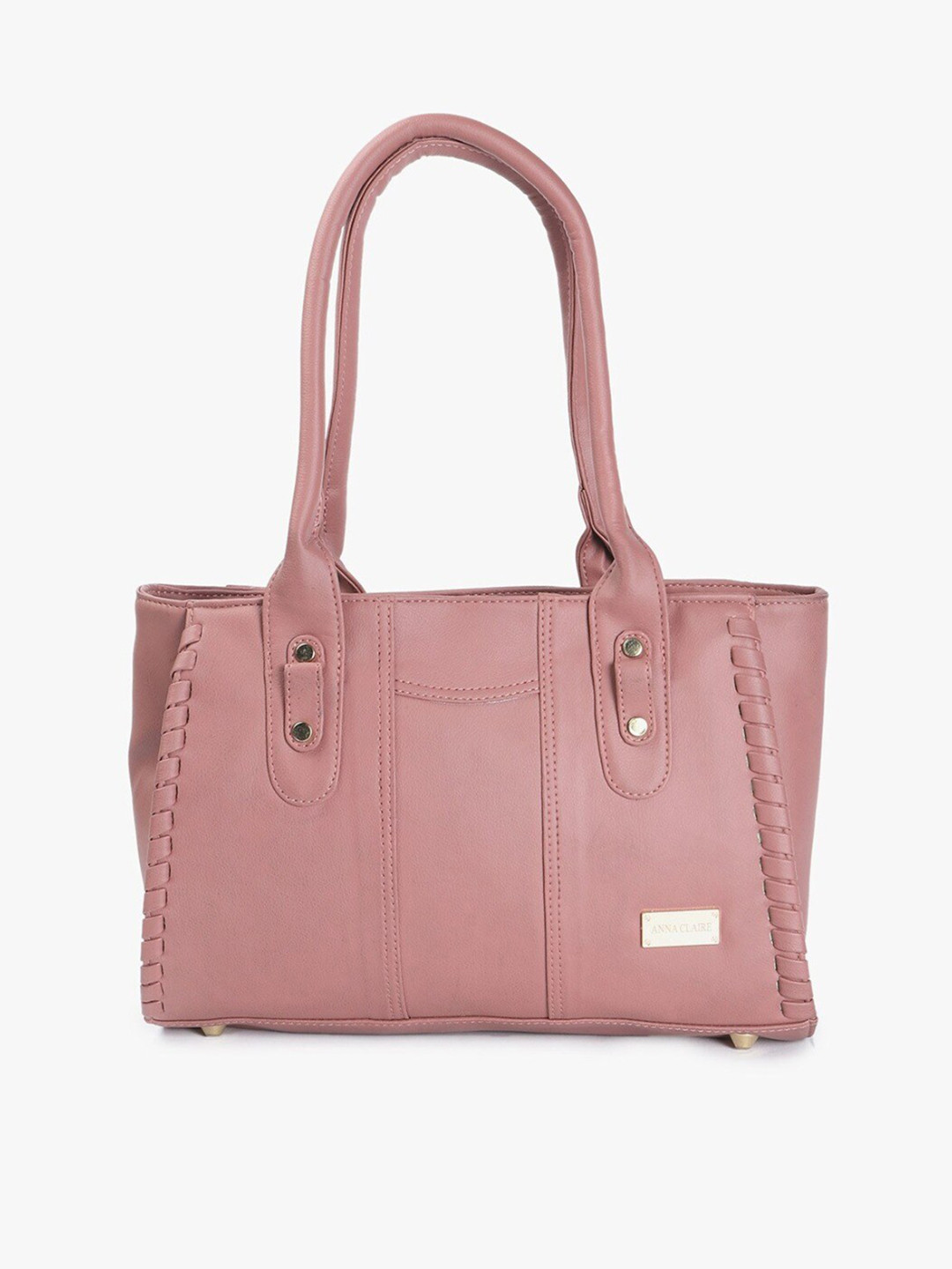 

Anna Claire Pink Structured Shoulder Bag