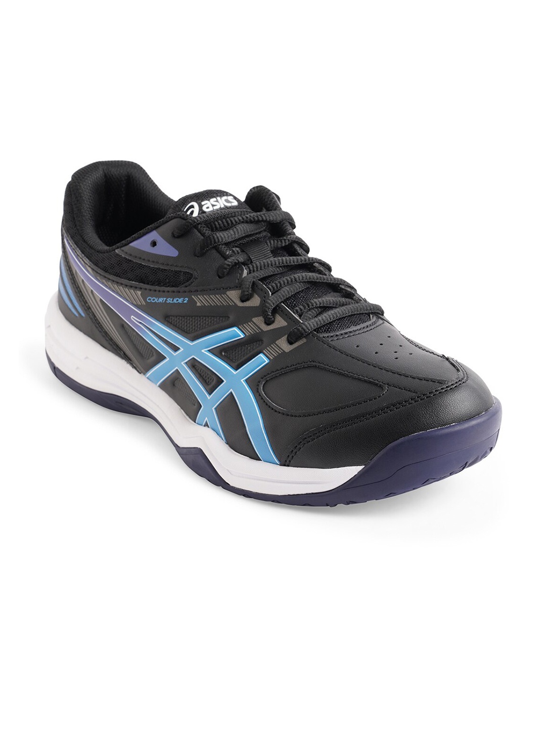 

ASICS Men Black Court Slide 2 Tennis Non-Marking Shoes