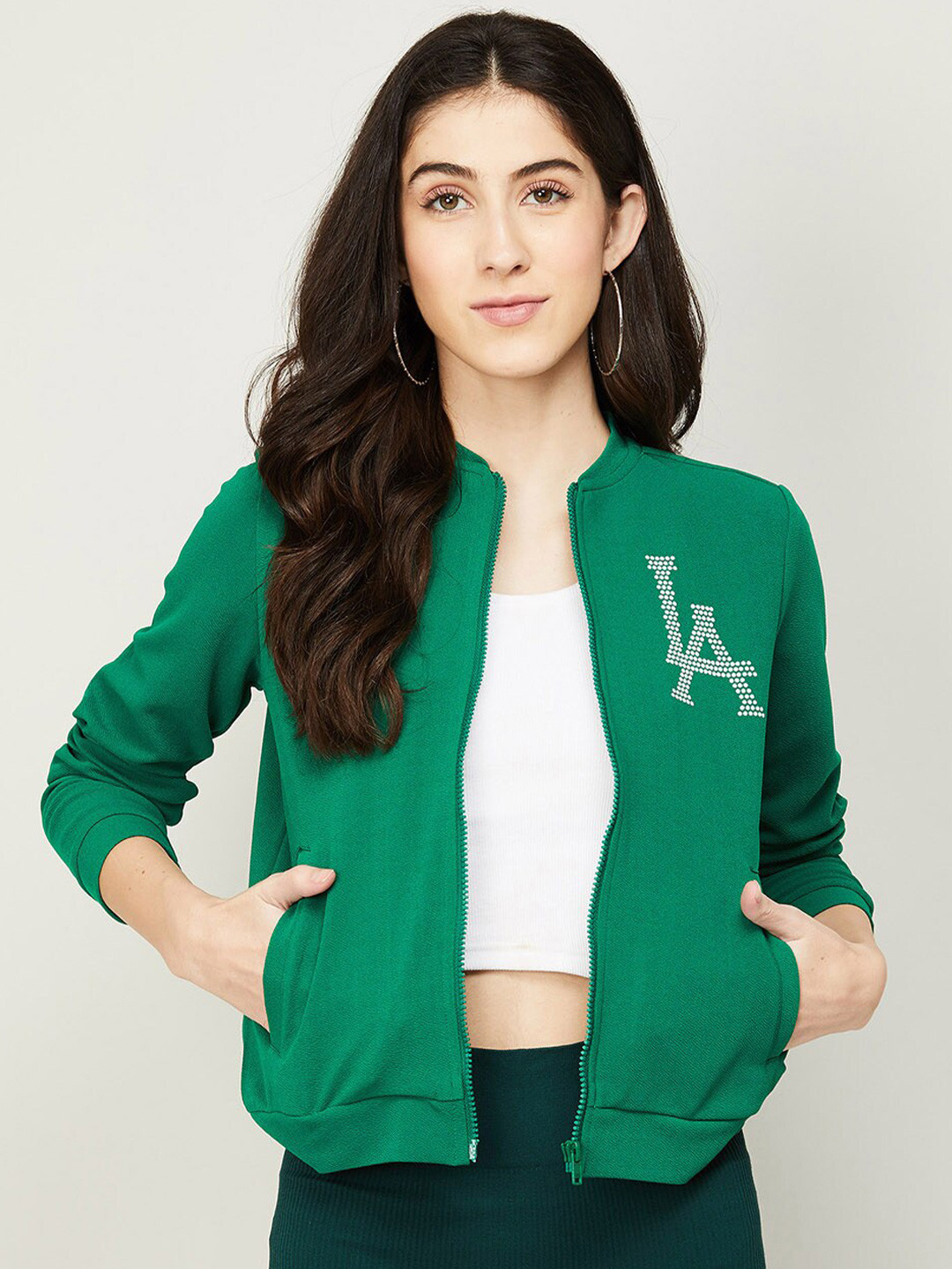 

Fame Forever by Lifestyle Women Green Sweatshirt