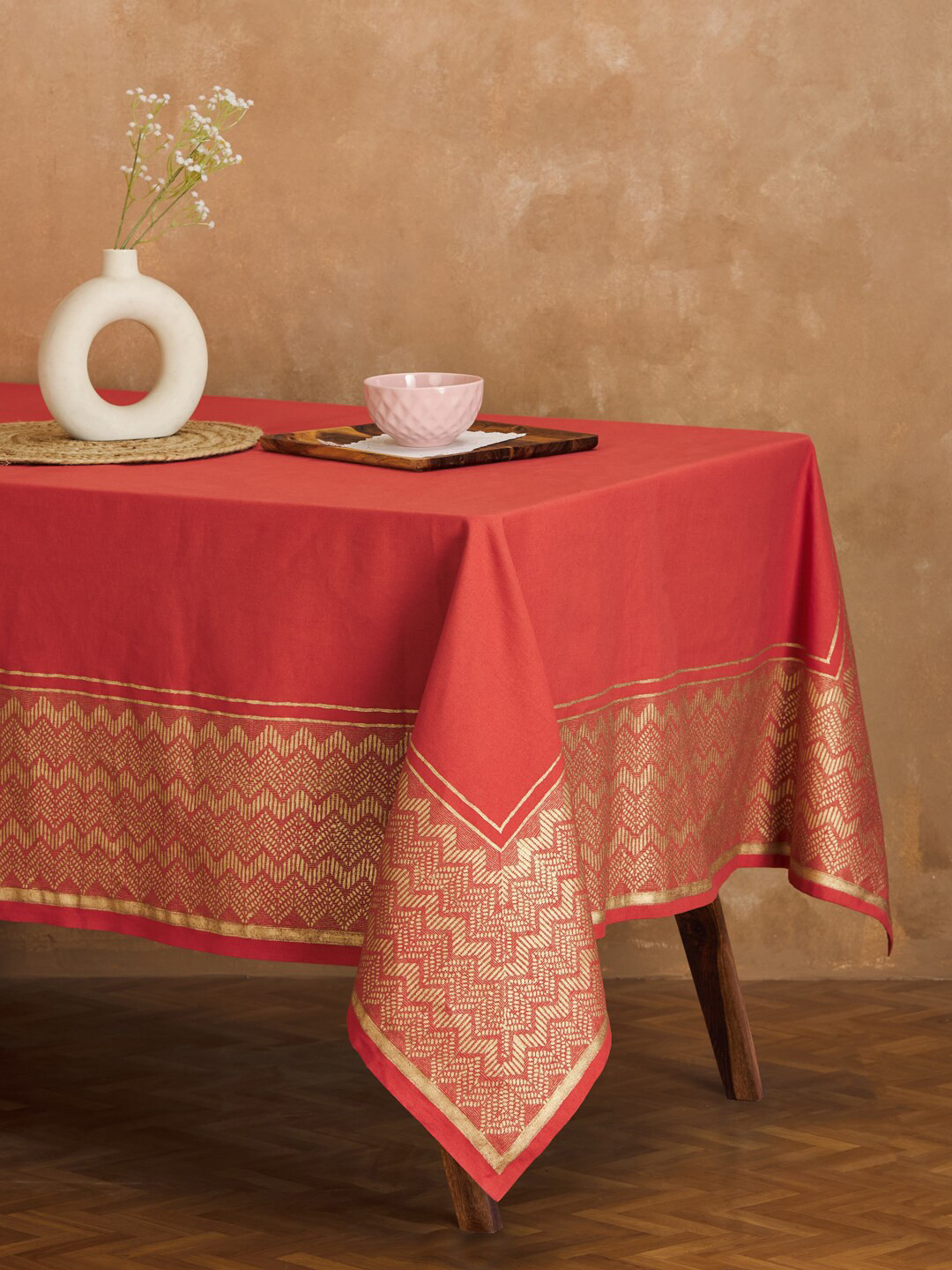 

Fabindia Coral Printed Cotton Table Covers