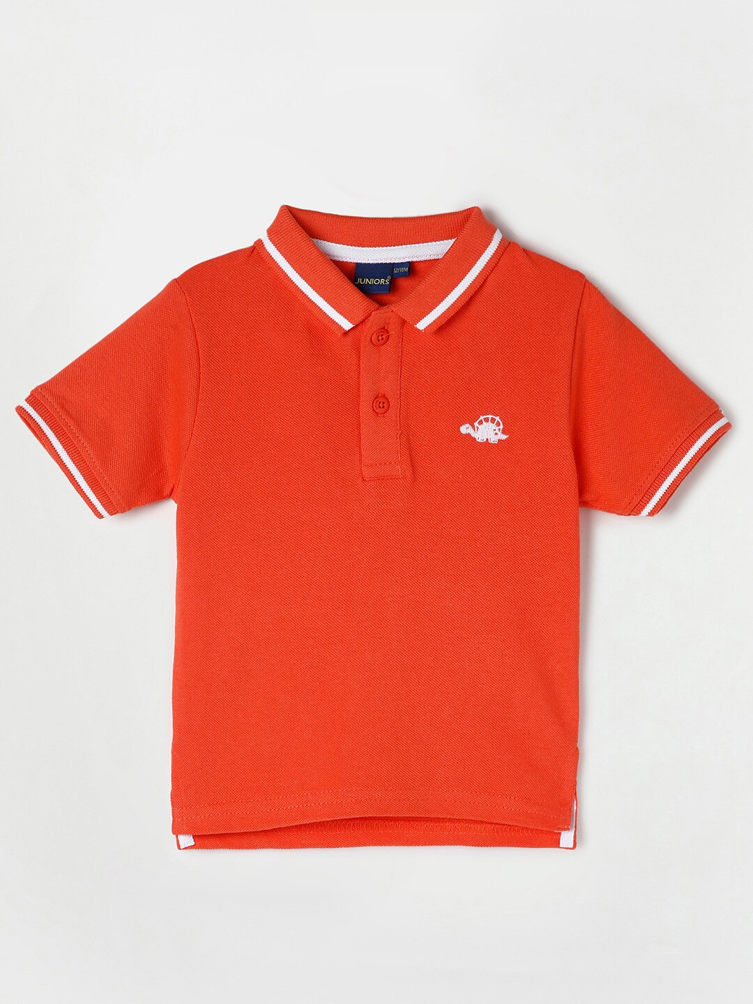 

Juniors by Lifestyle Boys Orange Polo Collar Cotton T-shirt