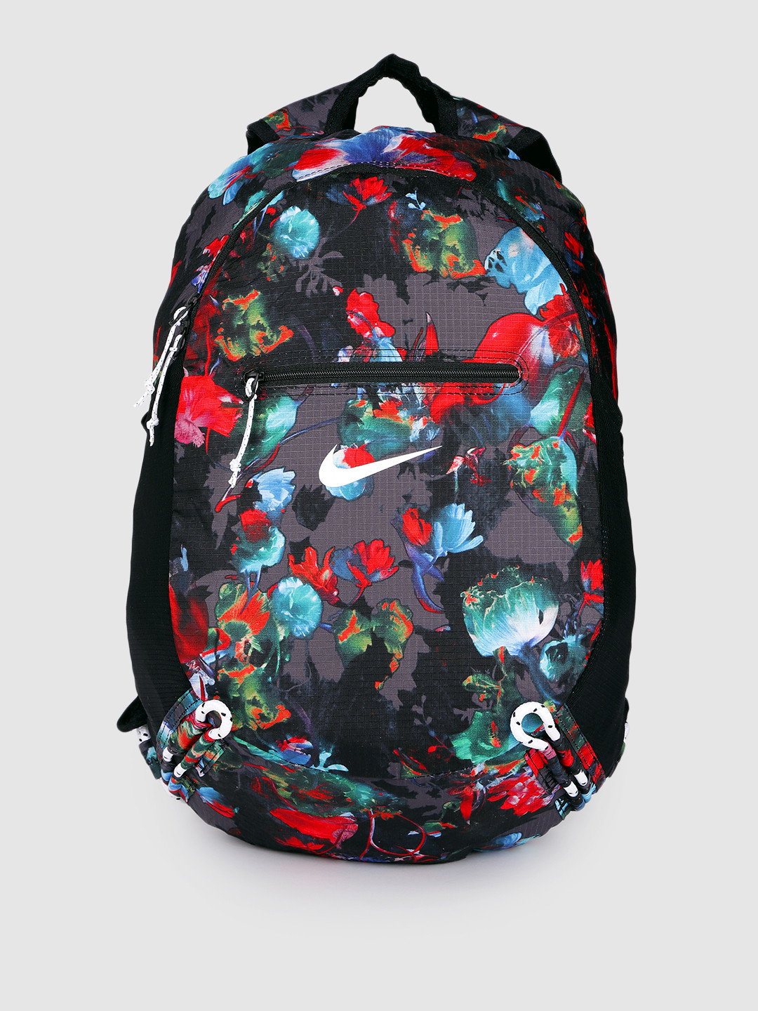 

Nike Unisex Floral Print Stash Backpack, Black