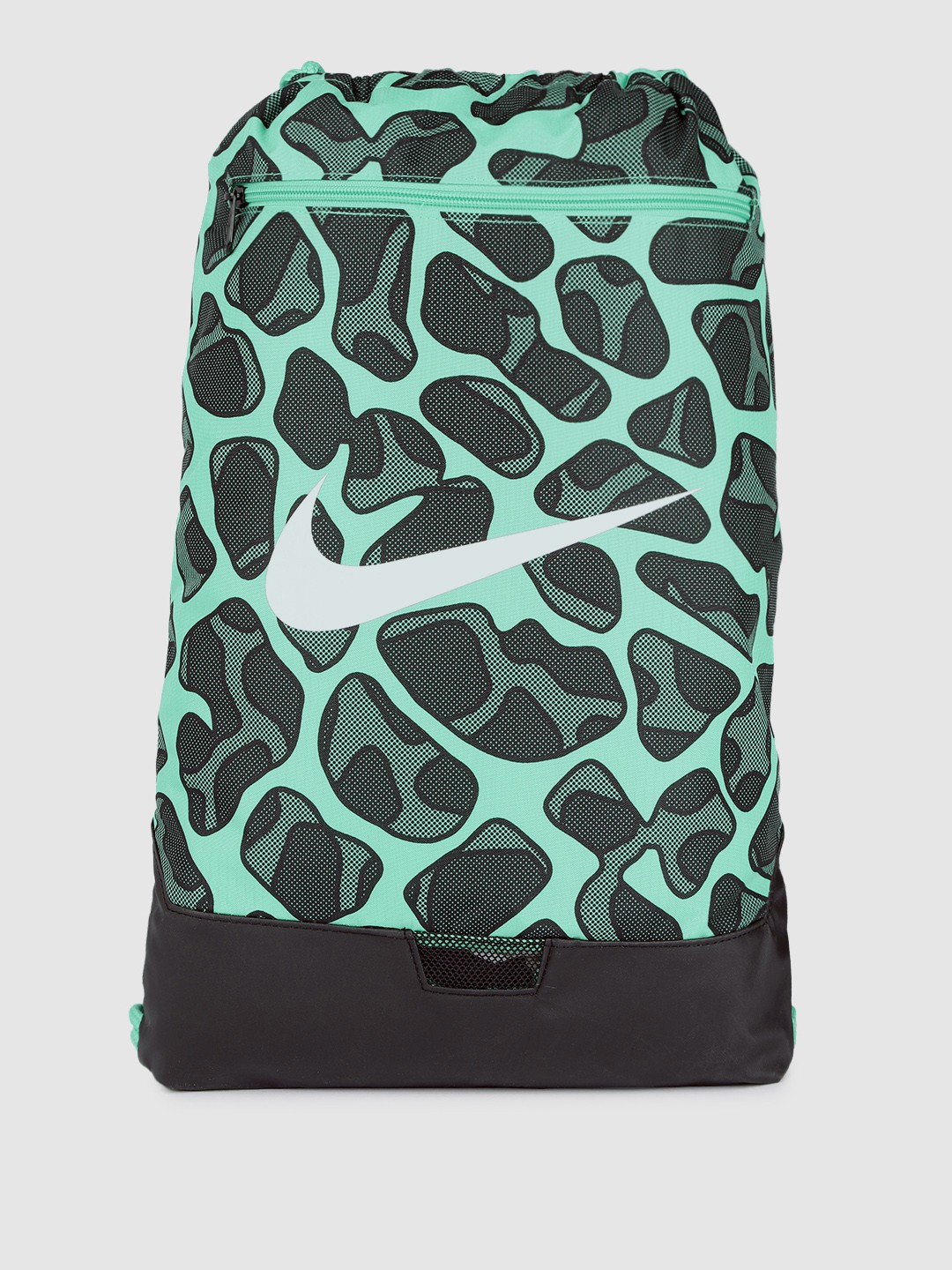 

Nike Unisex Abstract Print Brasilia Drawstring Gym Bag, Green