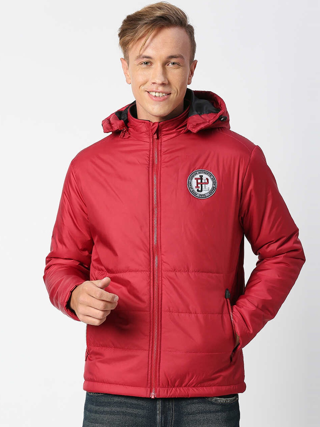 

Pepe Jeans Men Red Solid Puffer Jacket