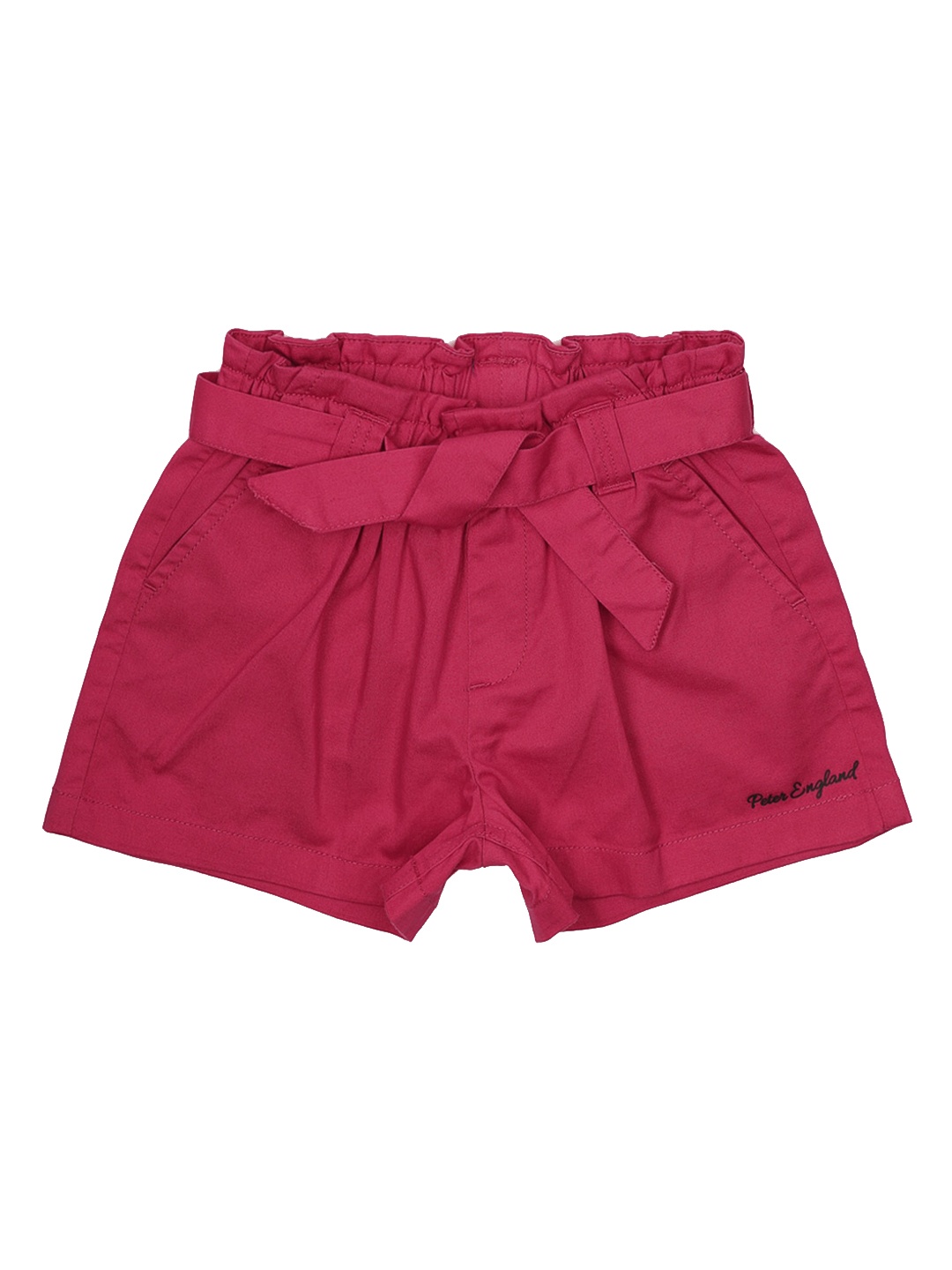 

Peter England Girls Pink Cotton Shorts