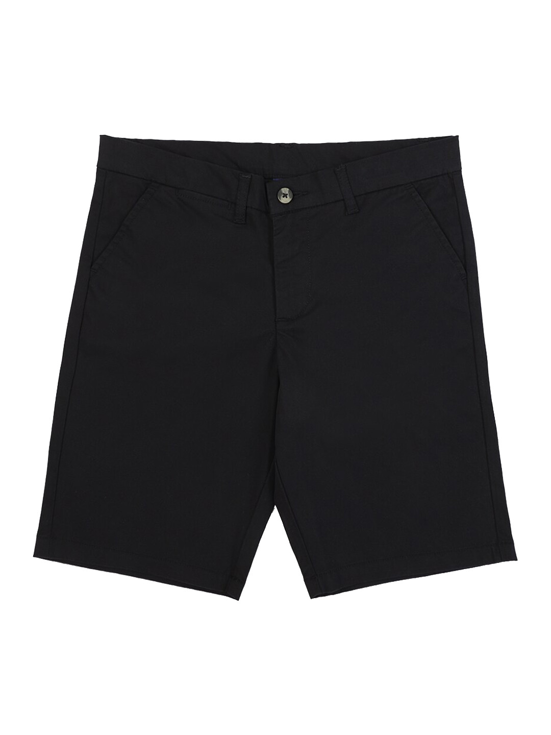 

Peter England Boys Black Cotton Shorts