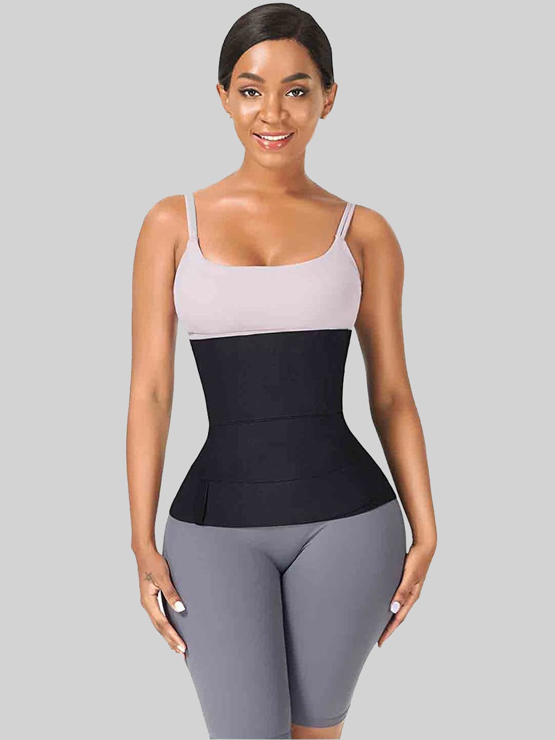

HSR Women Black Solid Tummy Shaper Belt