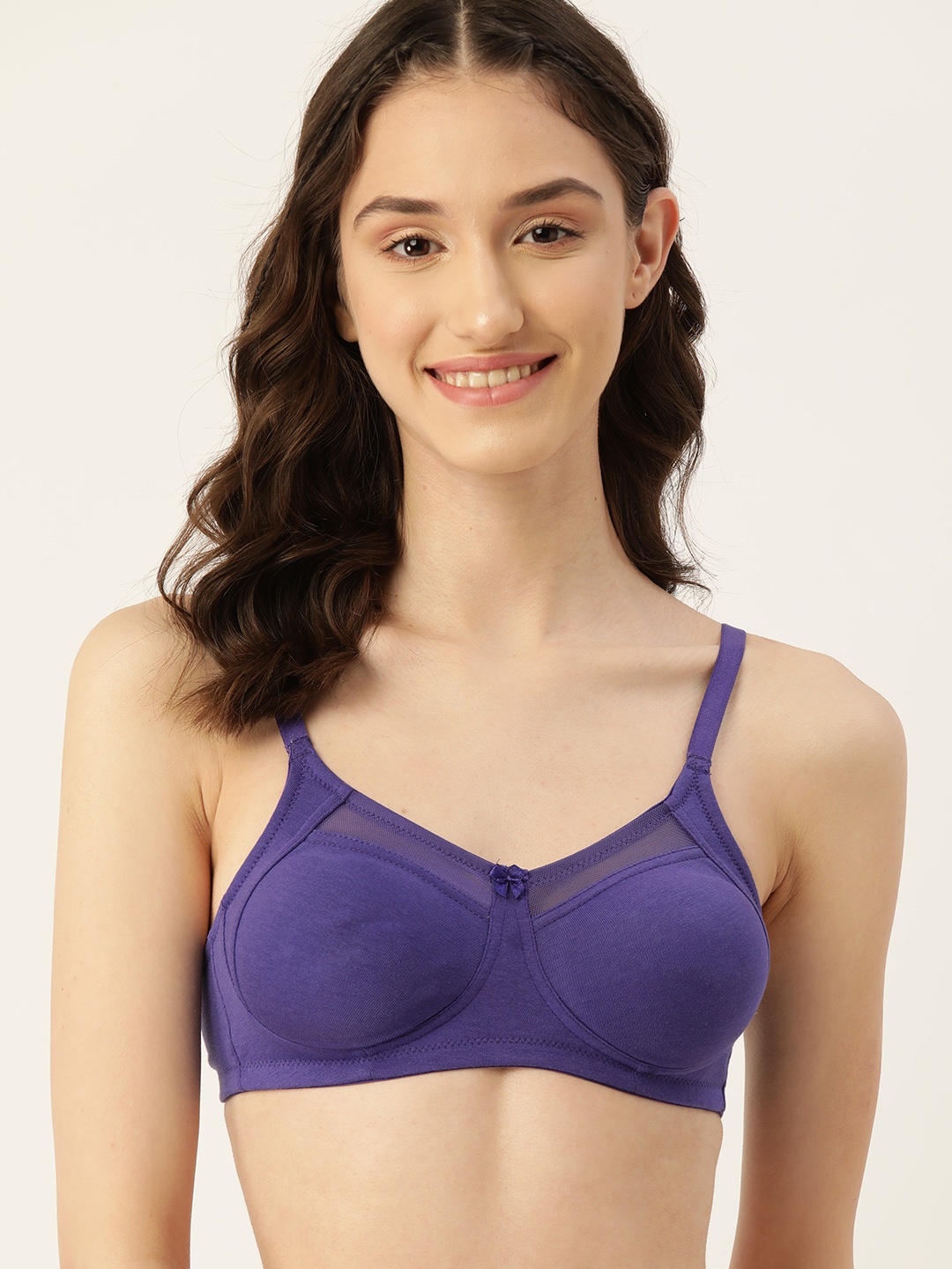 

DressBerry Medium Coverage Lightly Padded Bra, Blue
