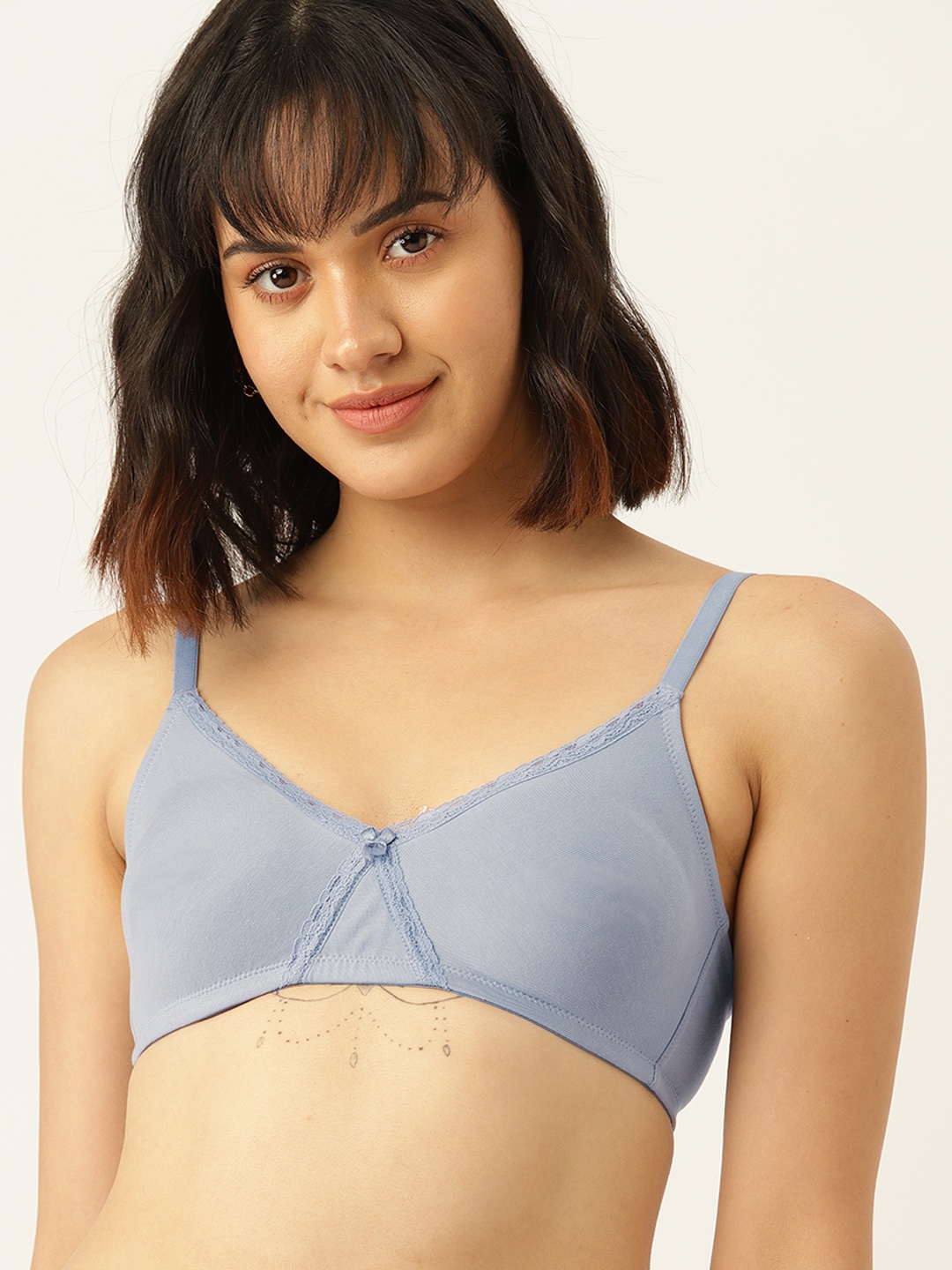

DressBerry Medium Coverage T-shirt Bra, Grey