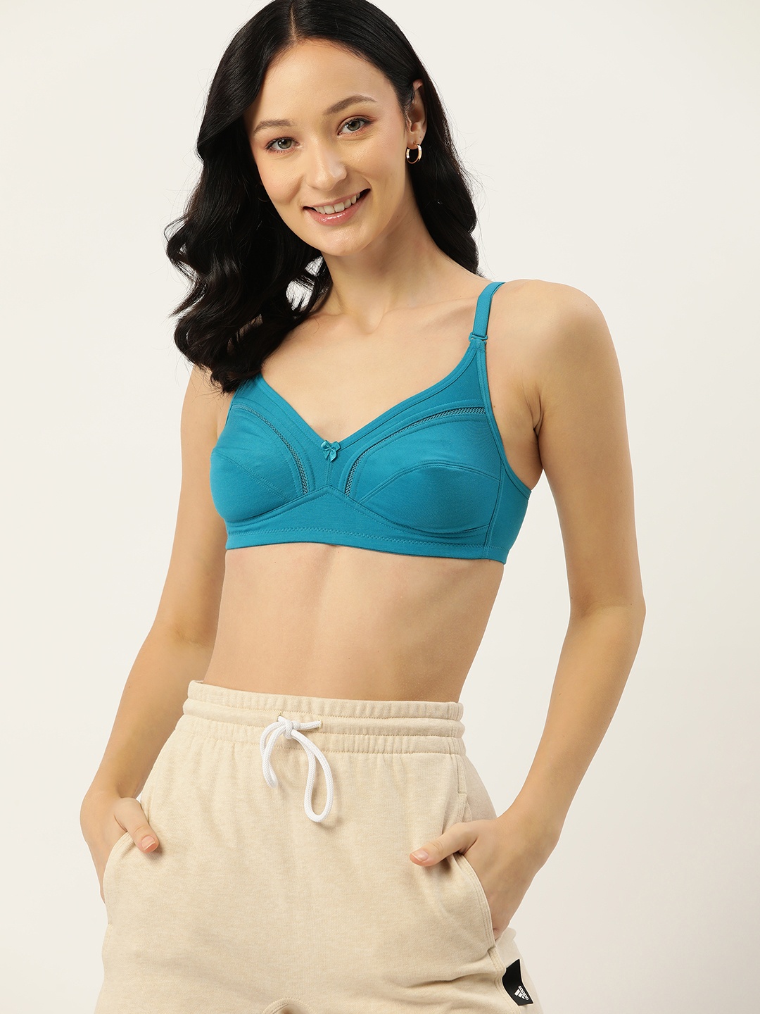 

DressBerry Non-Padded Everyday Bra, Turquoise blue