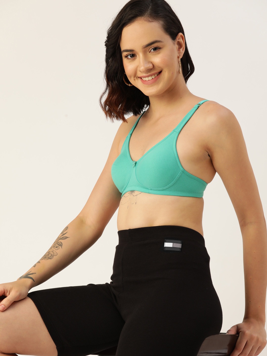 

DressBerry Medium Coverage T-Shirt Bra, Green