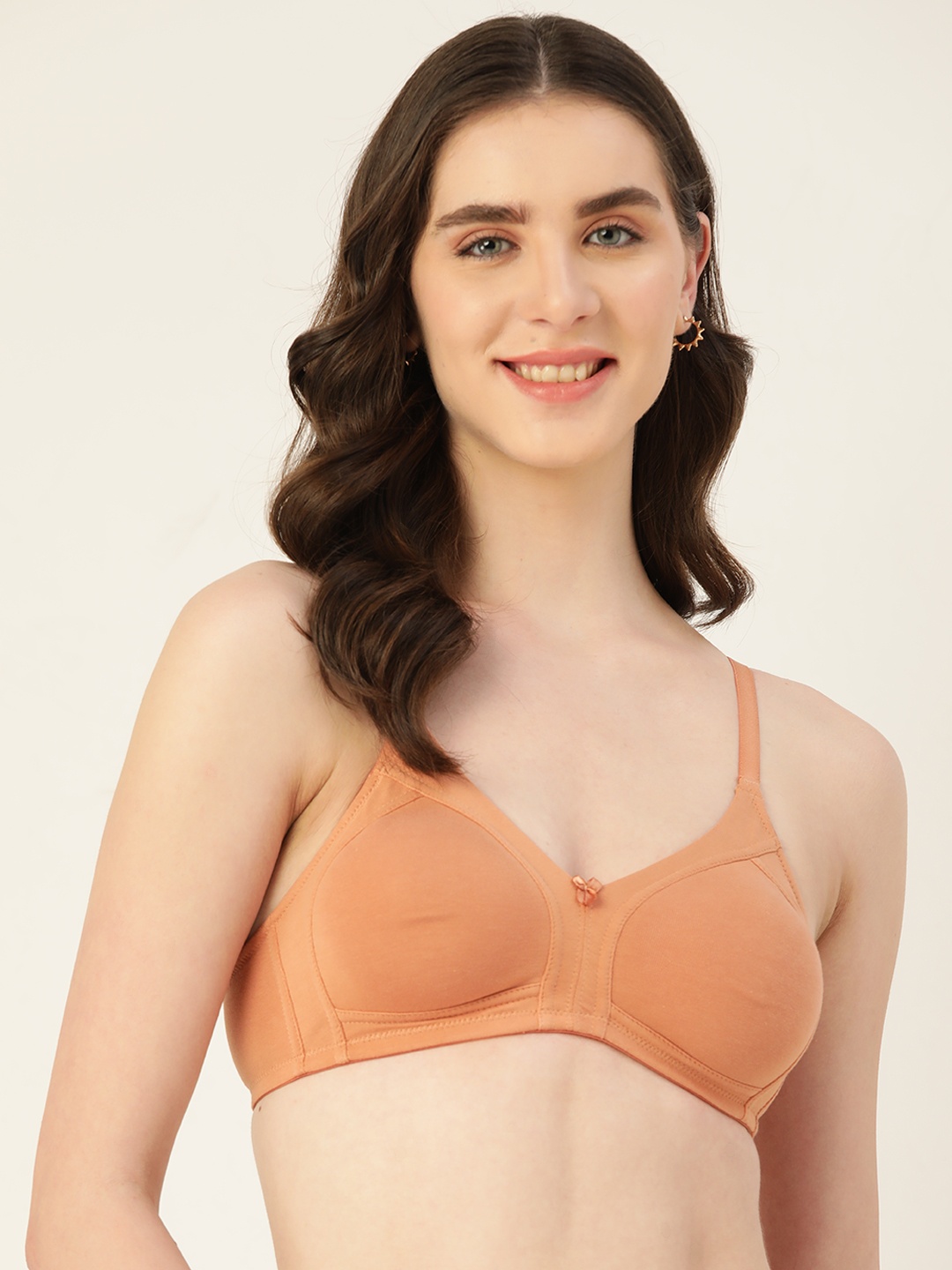 

DressBerry Non-Wired Non Padded Bra, Coral