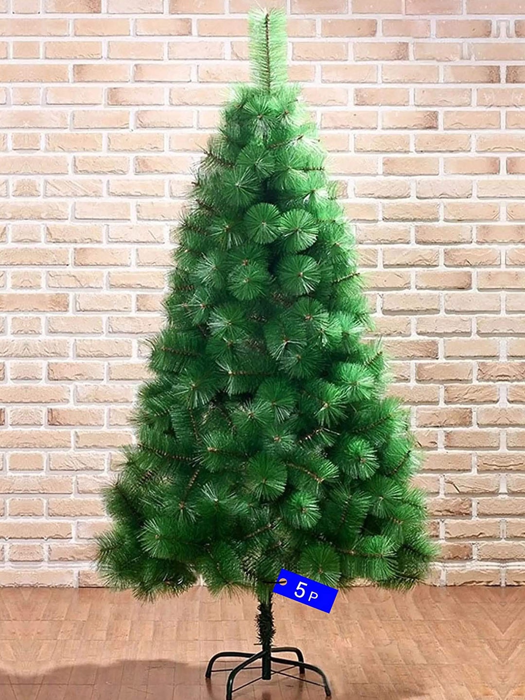 

TIED RIBBONS Green Artificial Christmas Pine Tree 5ft Xmas Decor