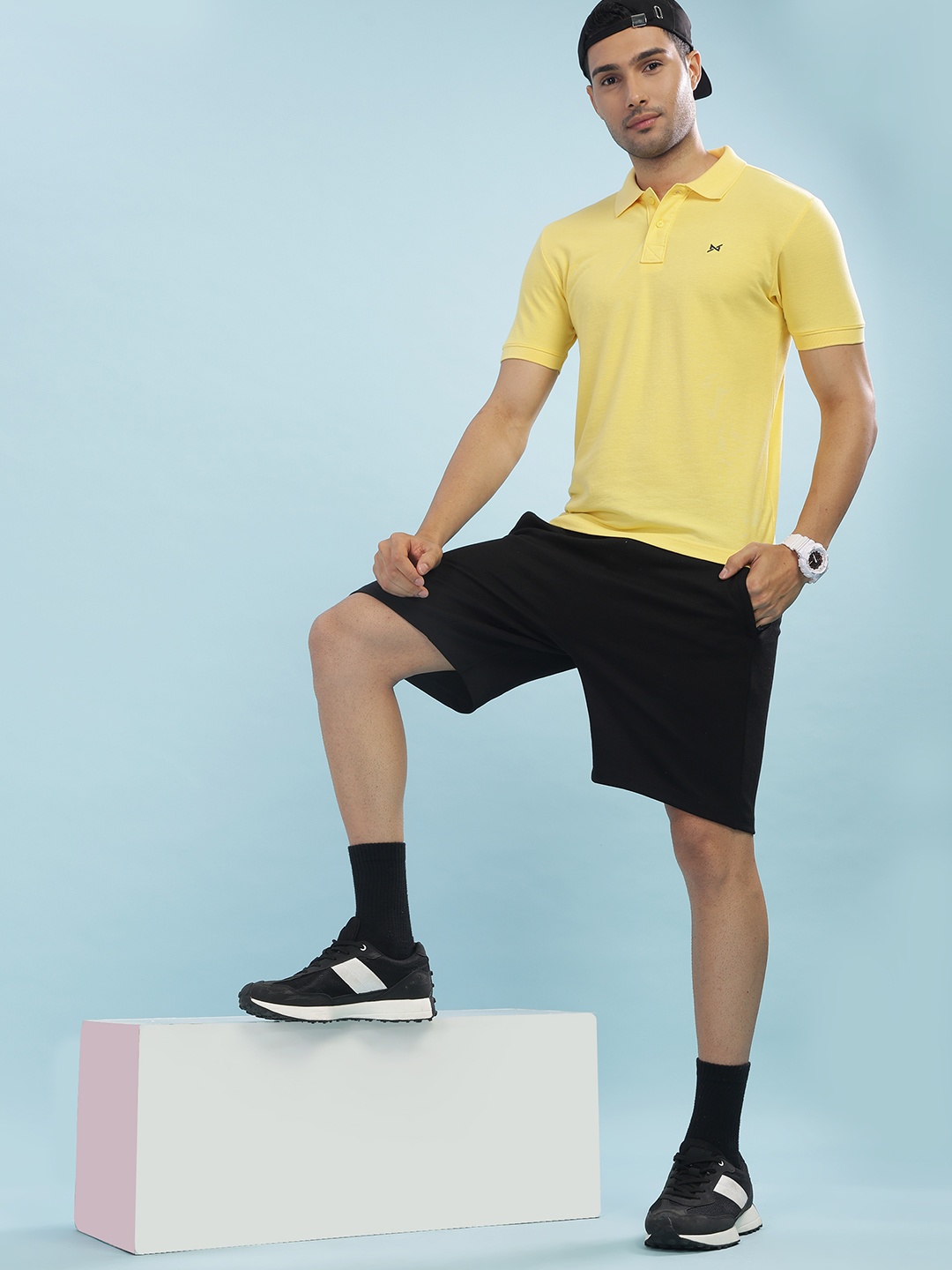 

Force NXT Men Polo Collar Super Combed Cotton T-shirt, Yellow