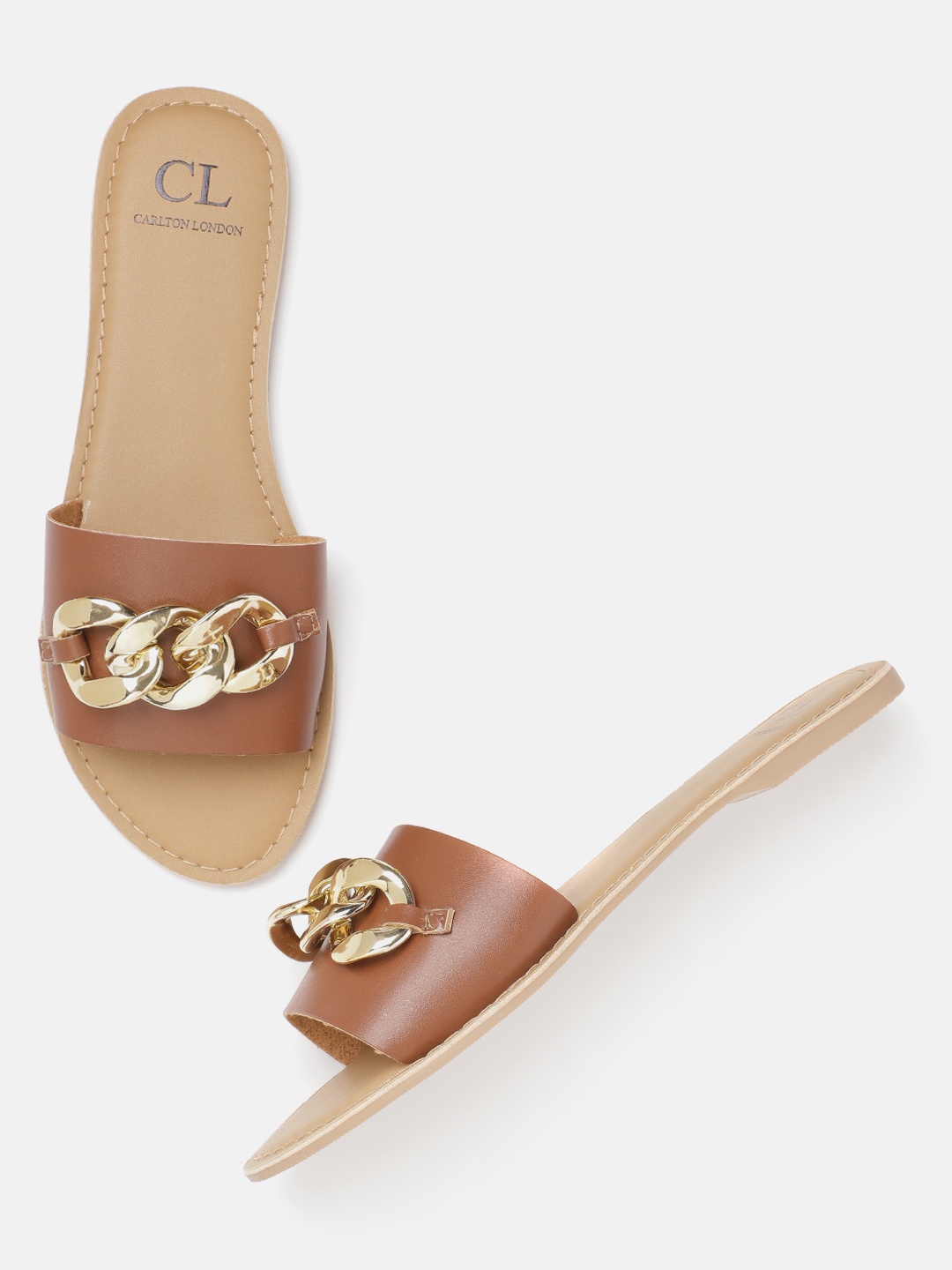

Carlton London Women Open Toe Flats, Tan