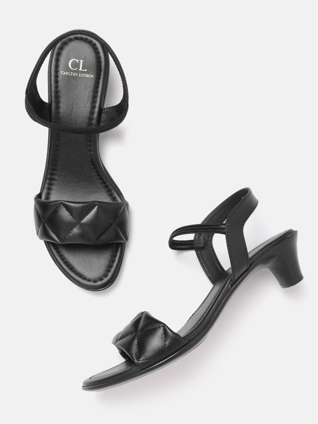 

Carlton London Block Heel Sandals, Black