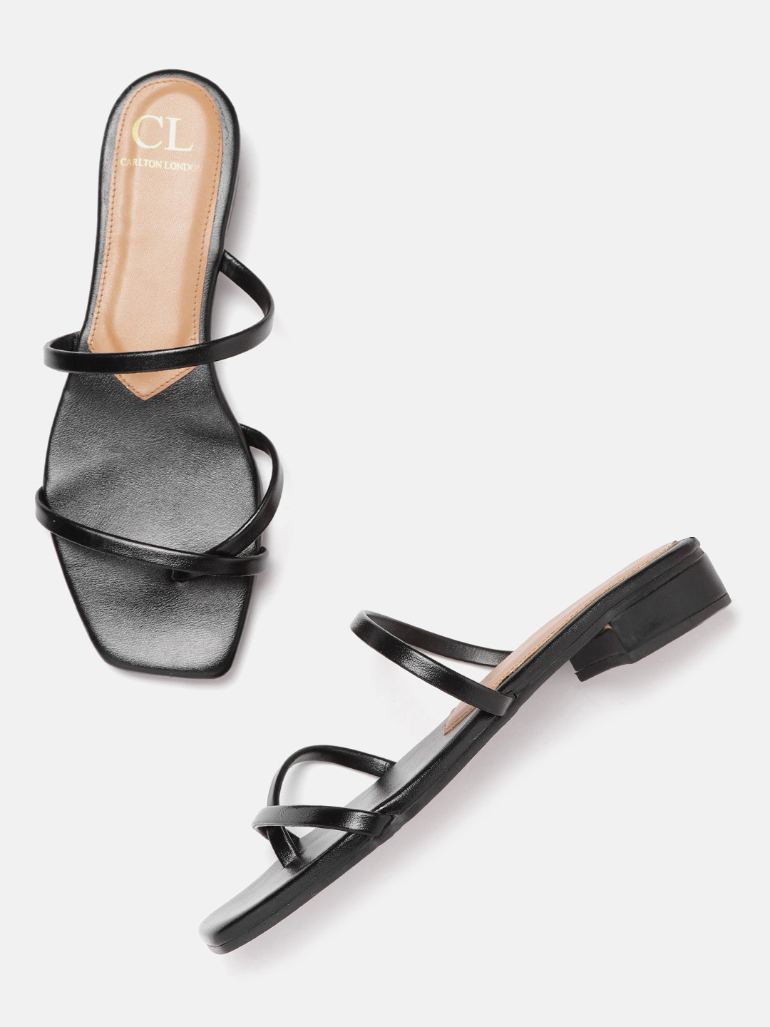 

Carlton London Women Open Toe Flats, Black