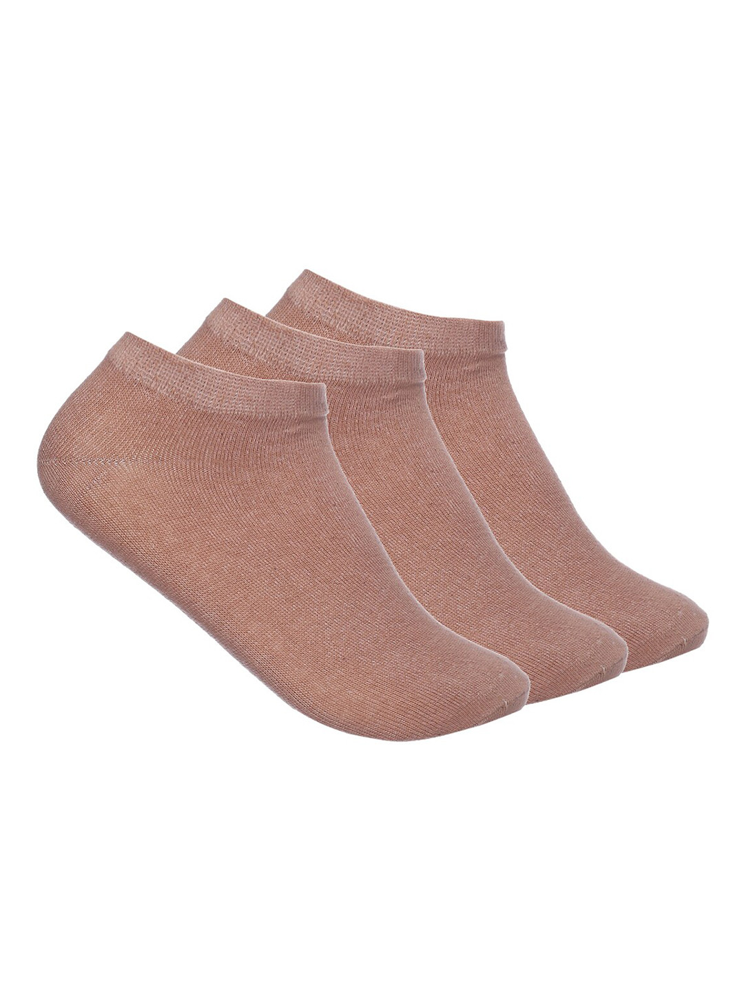 

MARC Women Beige Solid Ankle Length Socks