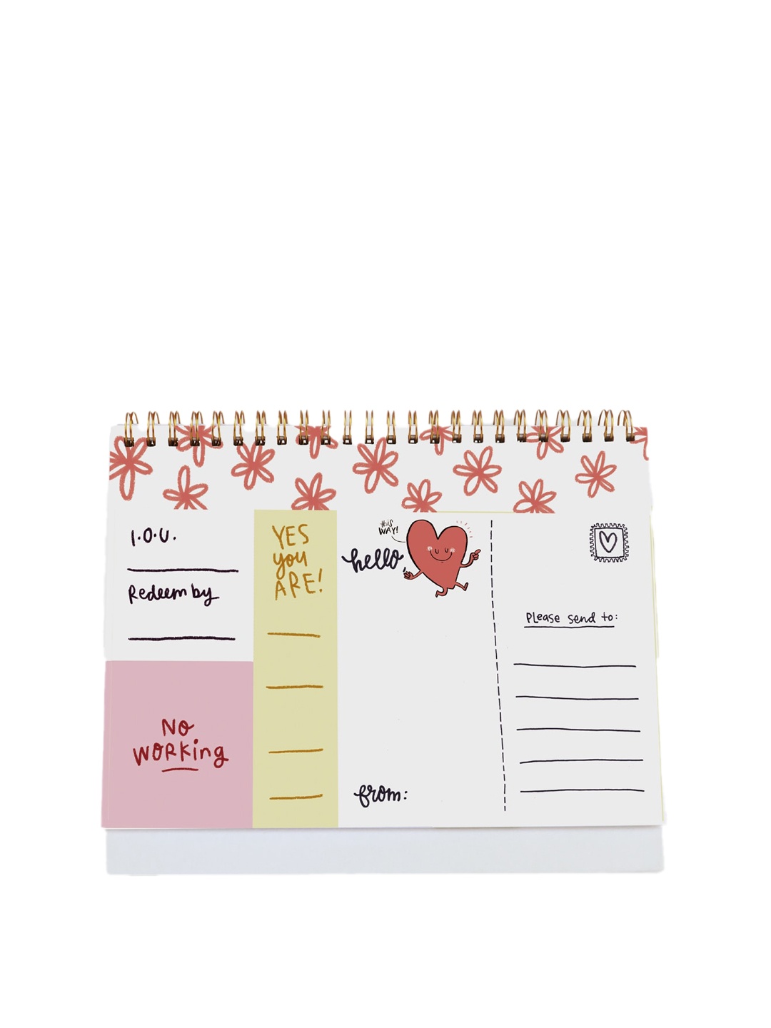 

Alicia Souza Brown & White 2023 Colour In Desk 270 GSM Calendar