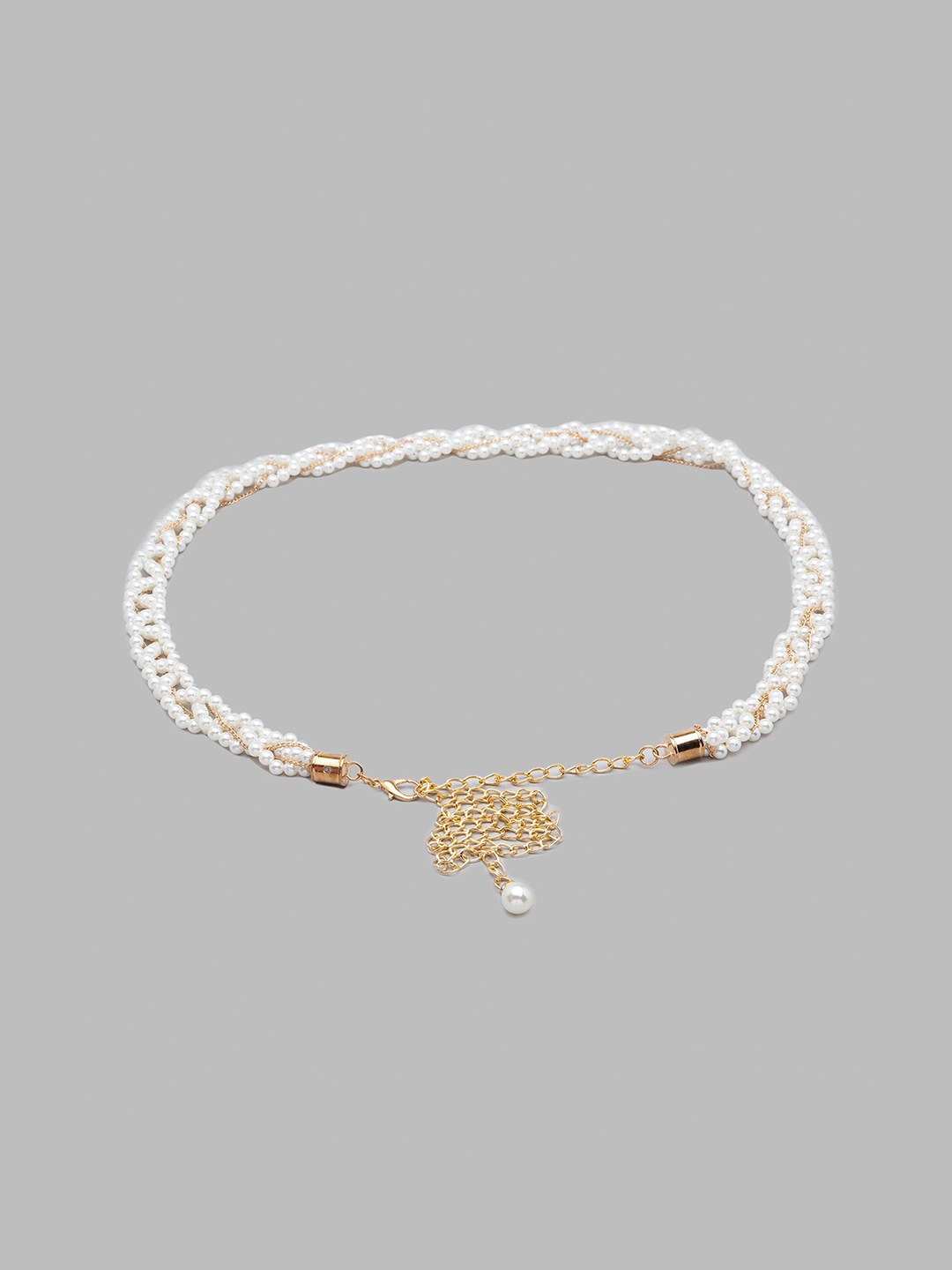 

Globus Women White Embellished Belt