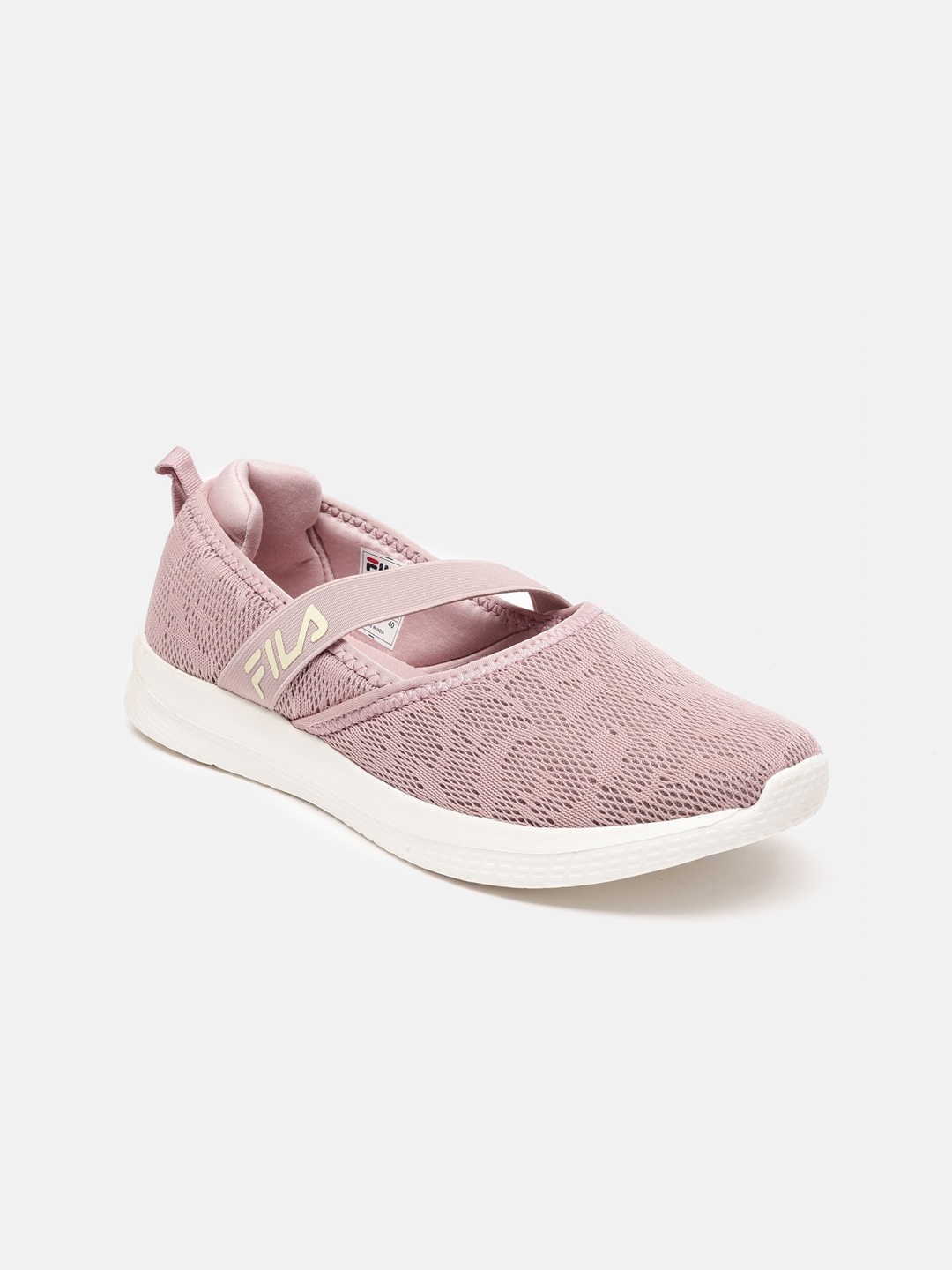 

FILA Women Mauve Textured Slip-On Sneakers