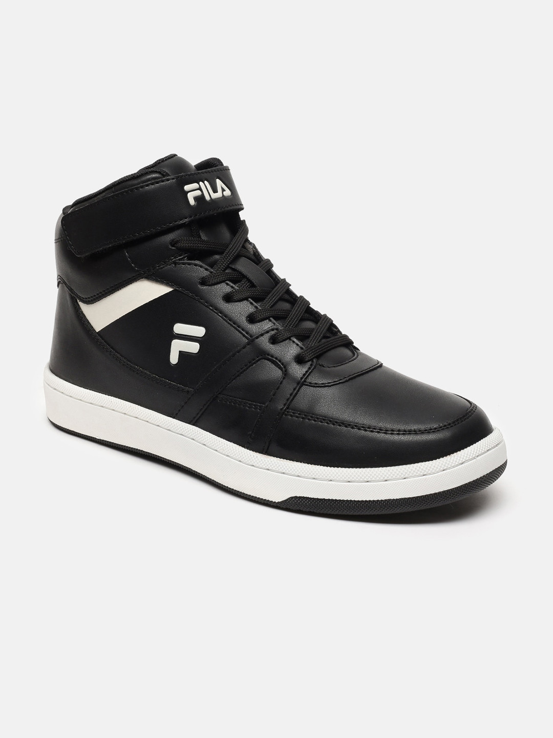 

FILA Men Black High-Top Sneakers