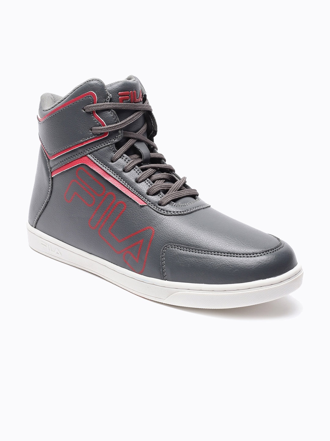 

FILA Men Grey High Top Sneakers