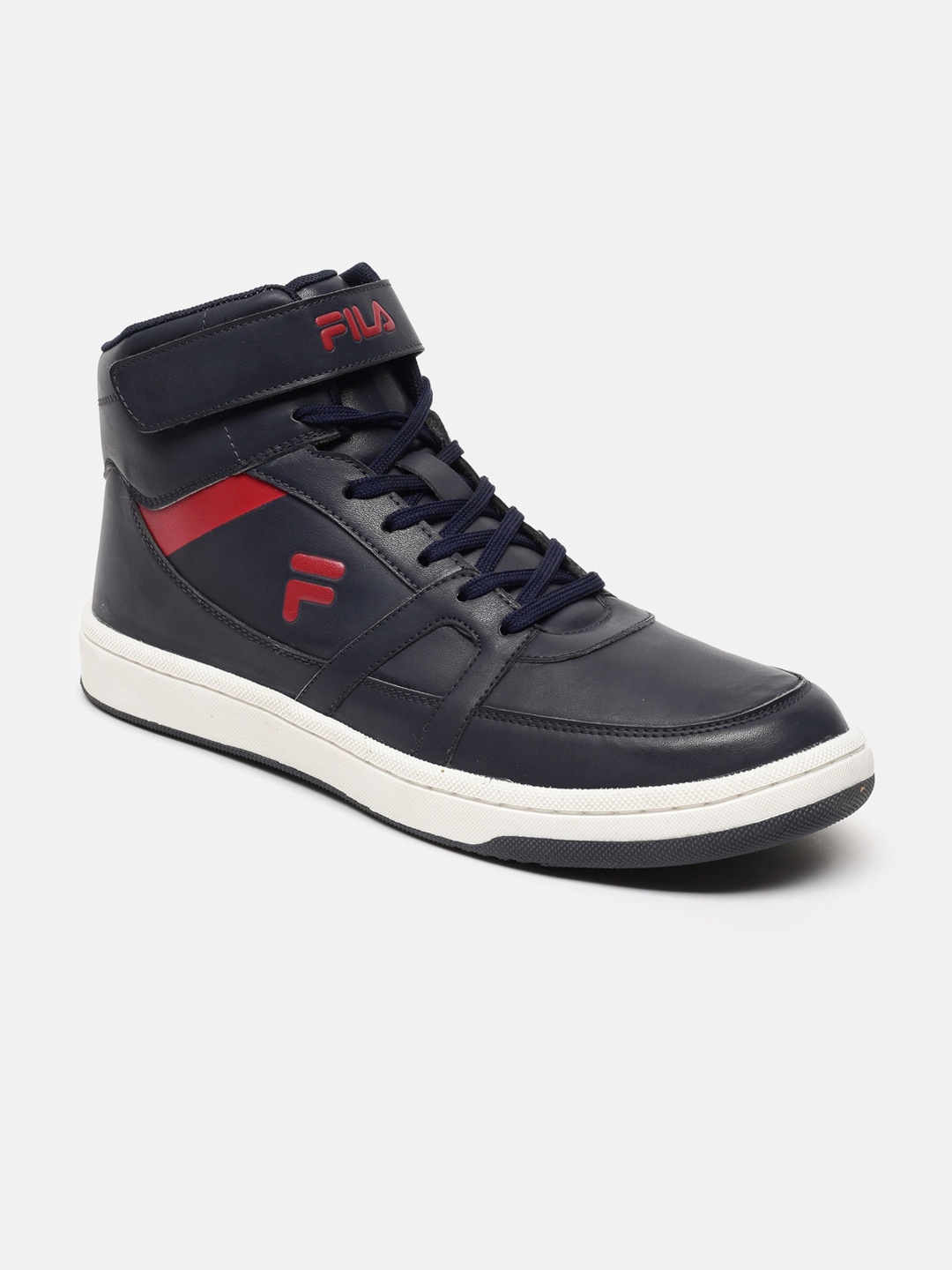 

FILA Men Blue High-Top Sneakers