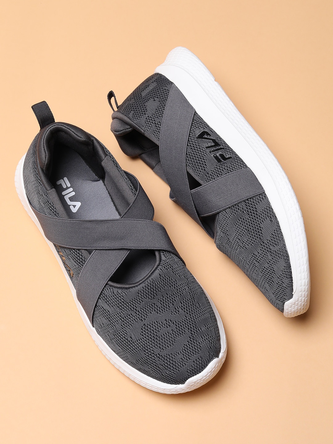 

FILA Women Grey Slip-On Sneakers