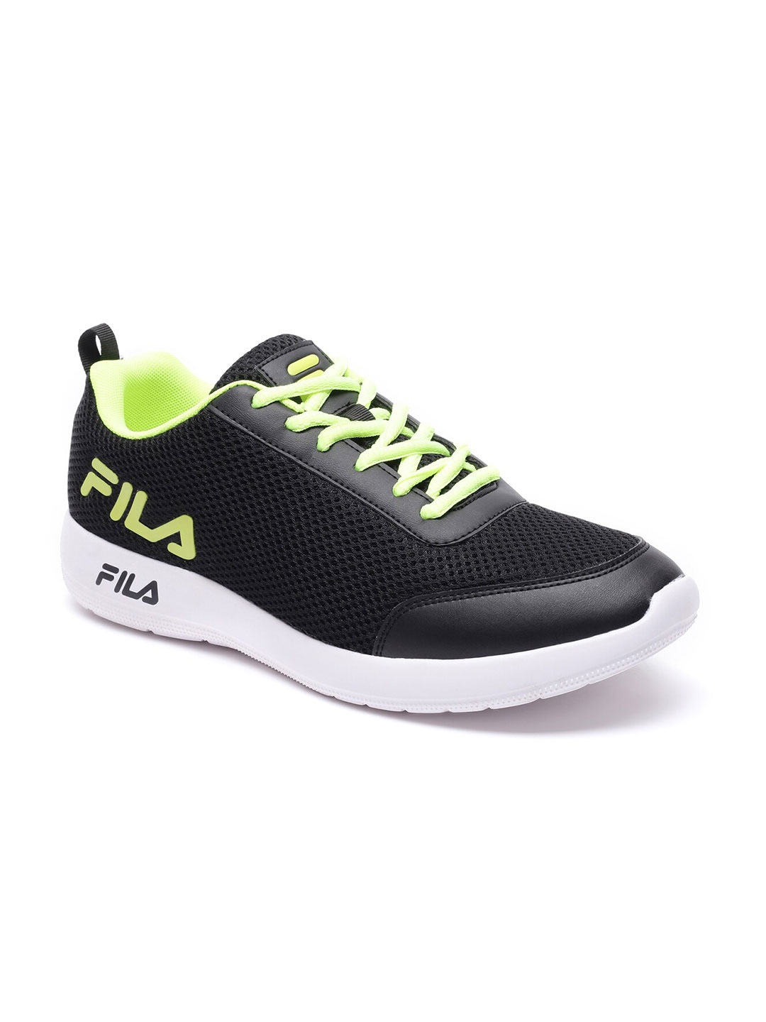 

FILA Men Black Running Non-Marking Pamino Plus Shoes