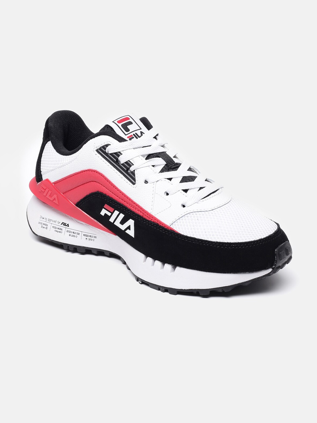 

FILA Men Colourblocked N-Gen Sky Way Sneakers, White