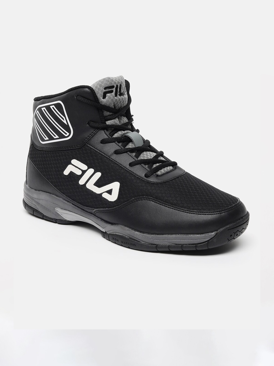 

FILA Men Black ALONZO Baseball Non-Marking Sport shoes, Grey