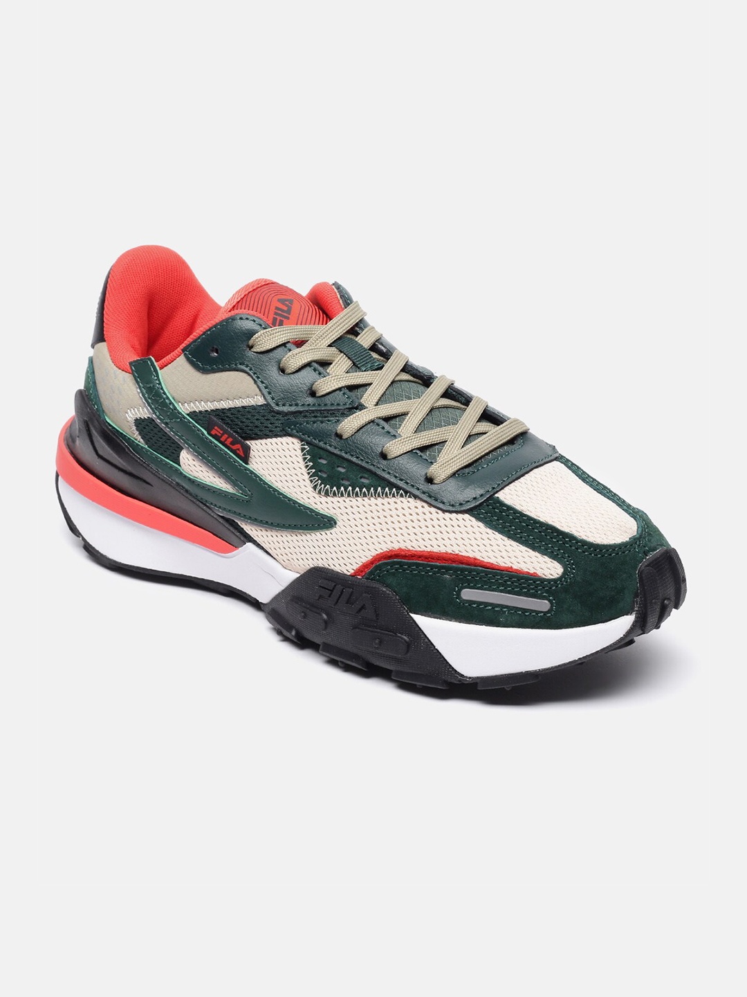 

FILA Men RAPIDRIDE Running Non-Marking Sport Shoes, Off white