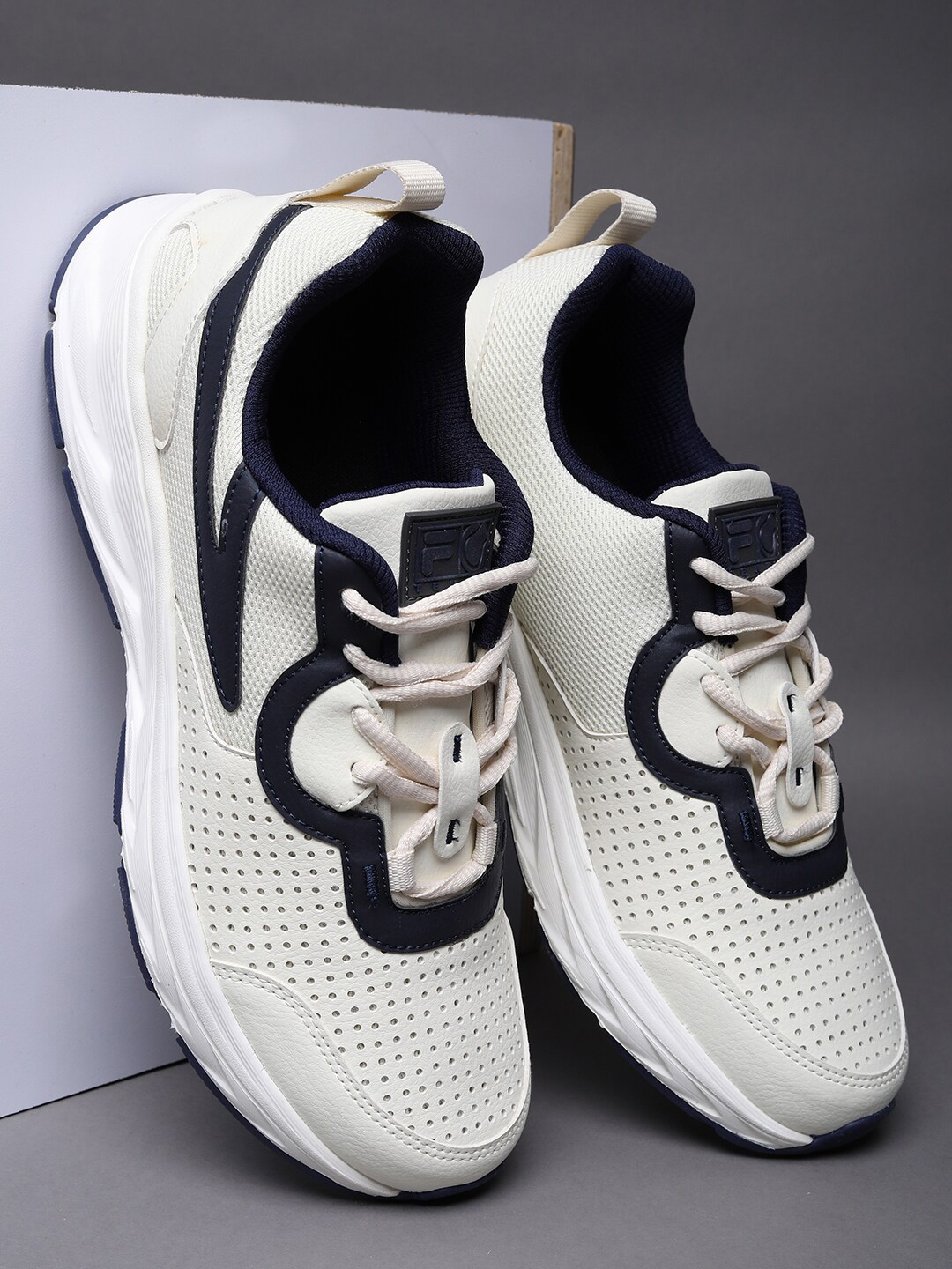 

FILA Men Off White Running Non-Marking Shoes