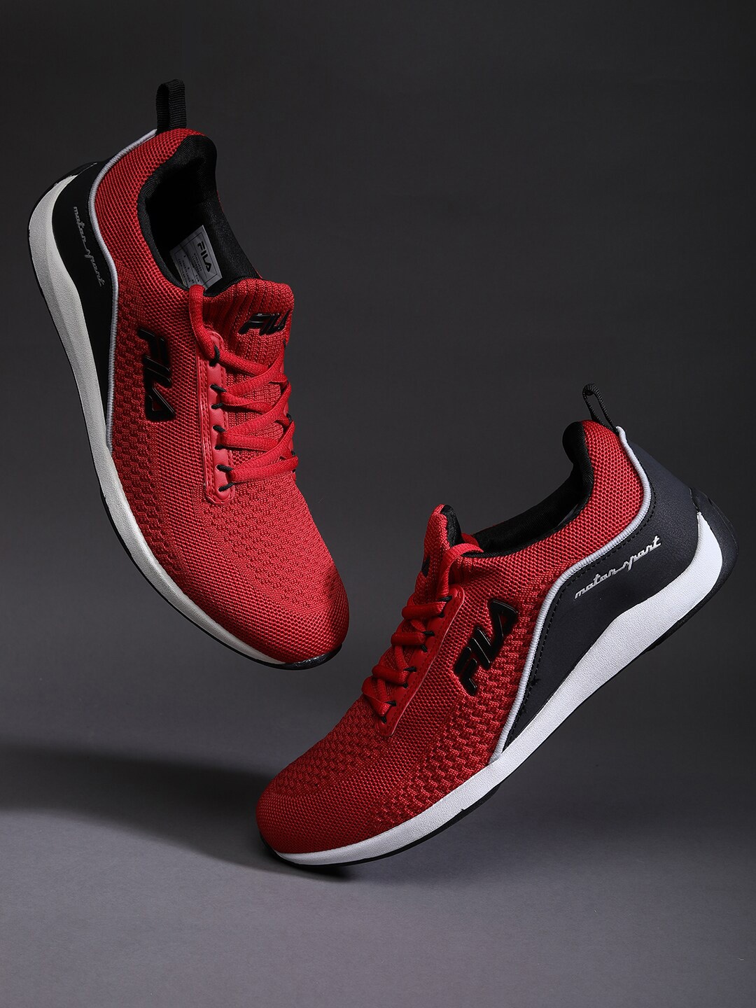 

FILA Men Red Running Non-Marking Shoes