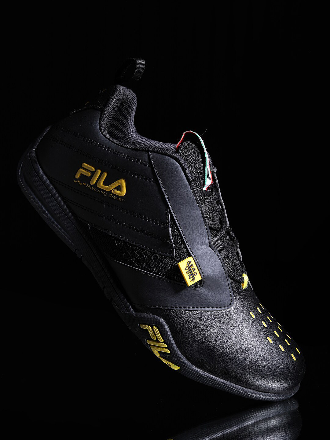 

FILA Men Black Running Non-Marking Shoes